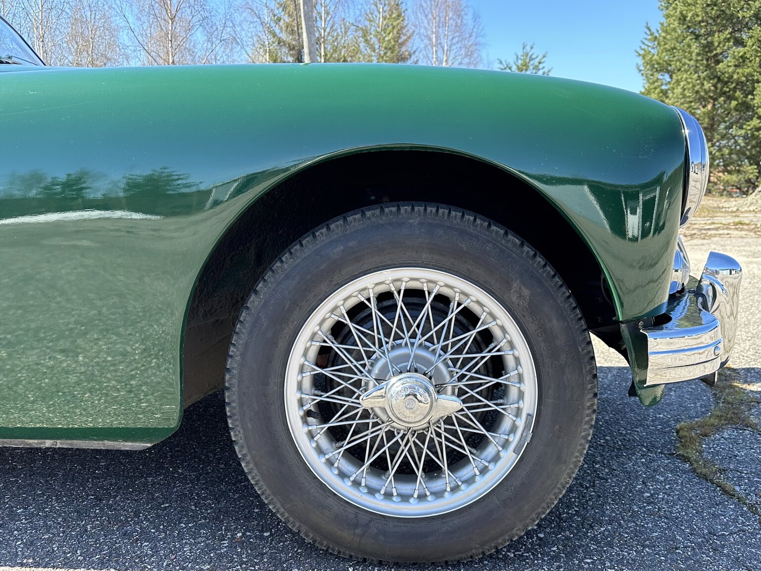 Exteriörbild på 1957 MGA Roadster (24)