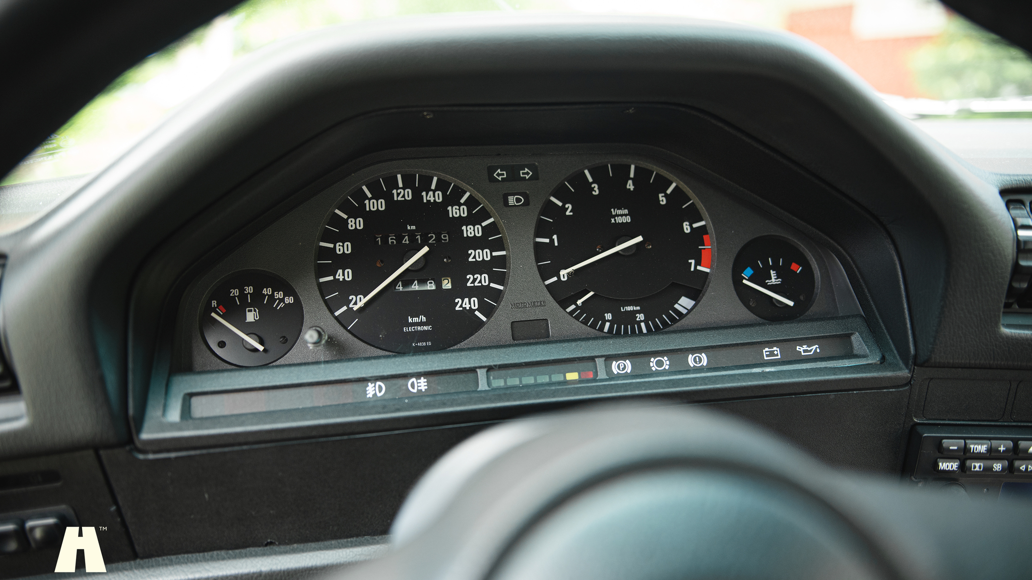 Interiörbild 1990 BMW 320i Cabrio