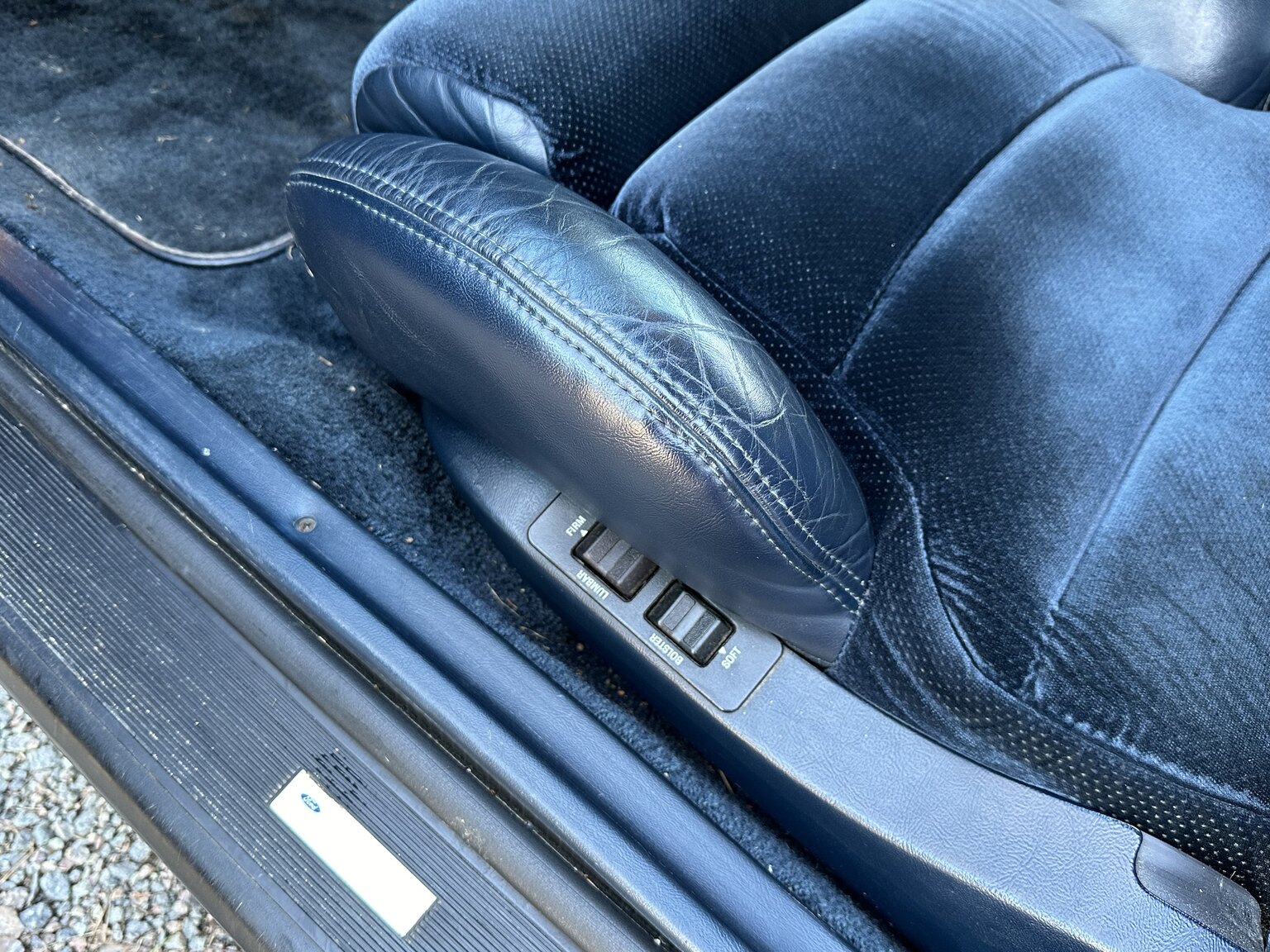 Interiörbild 1987 Lincoln Mark VII LSC
