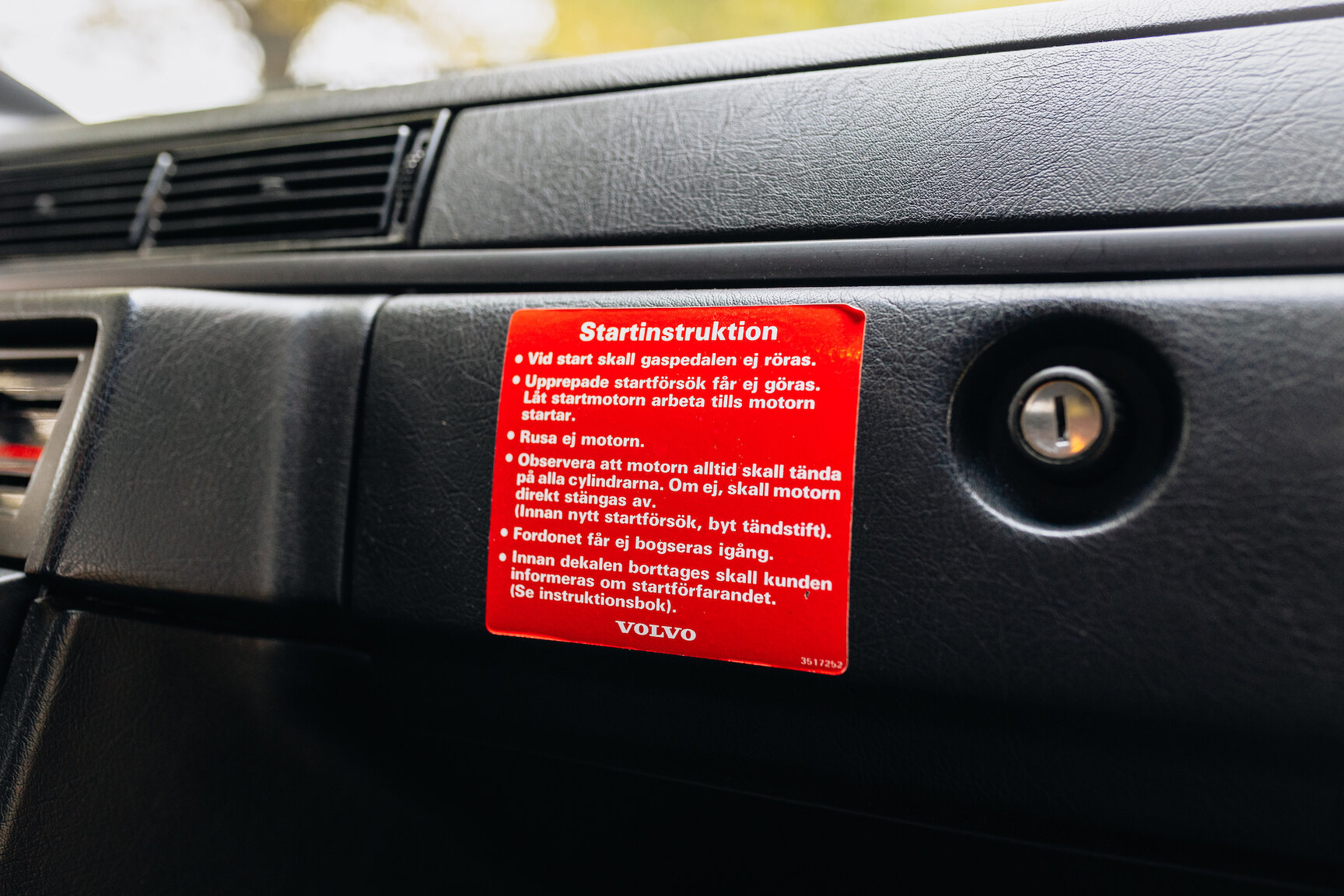 Interiörbild 1990 Volvo 740 GL 2.3