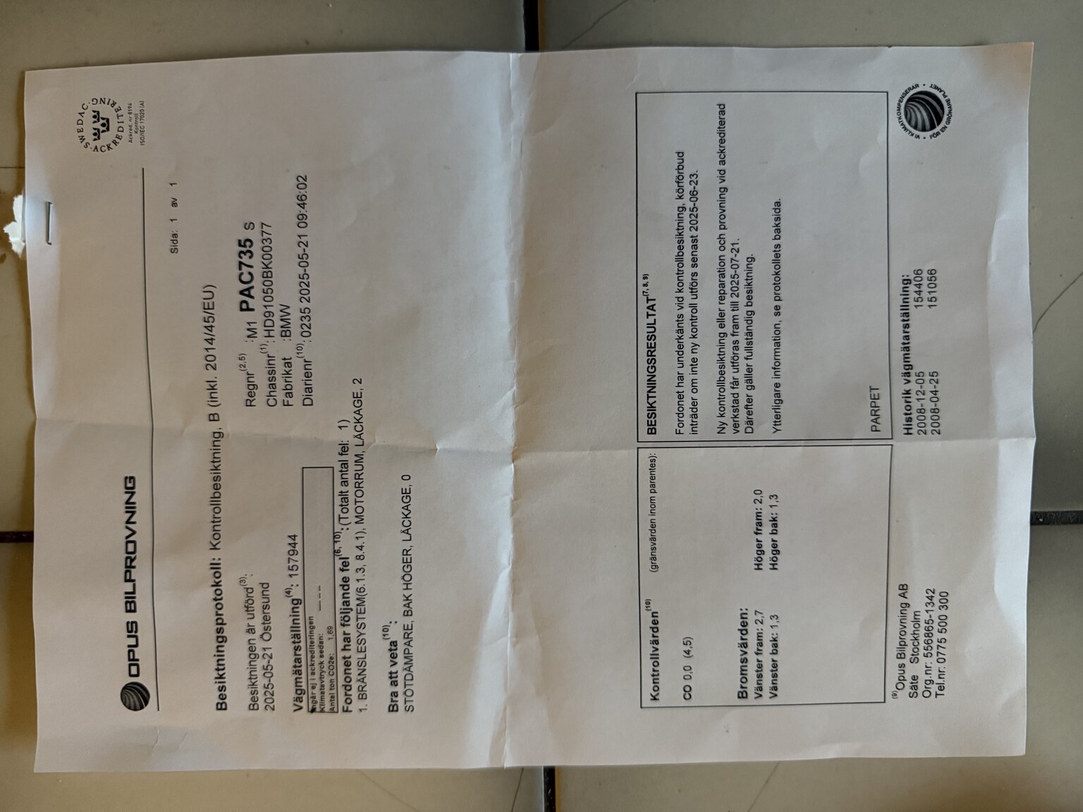 Dokumentation för 1989 BMW M5