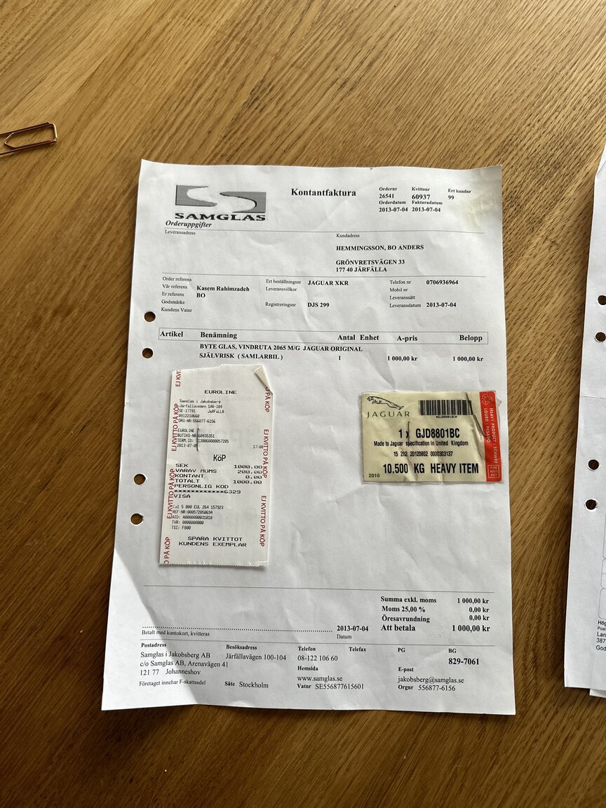 Documentation for 2001 Jaguar XKR Silverstone