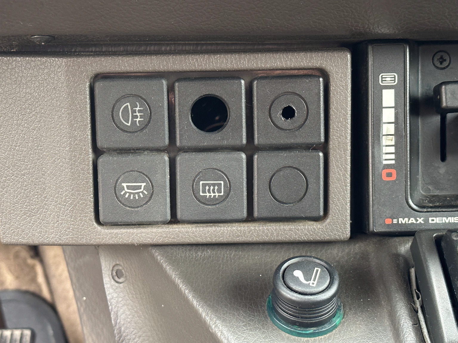 Innenraumfoto von 1990 Range Rover Classic