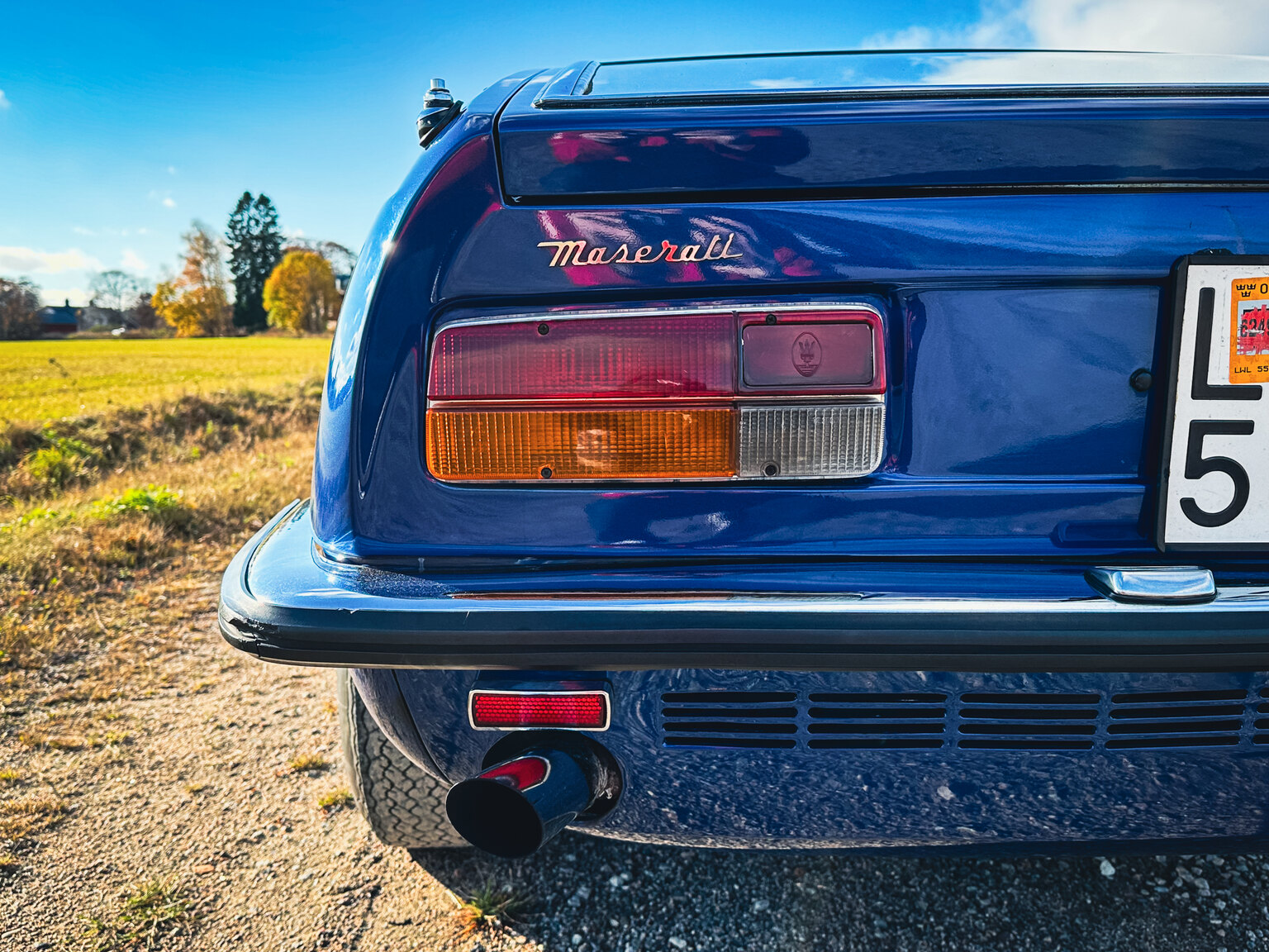 Exteriörbild på 1973 Maserati Indy