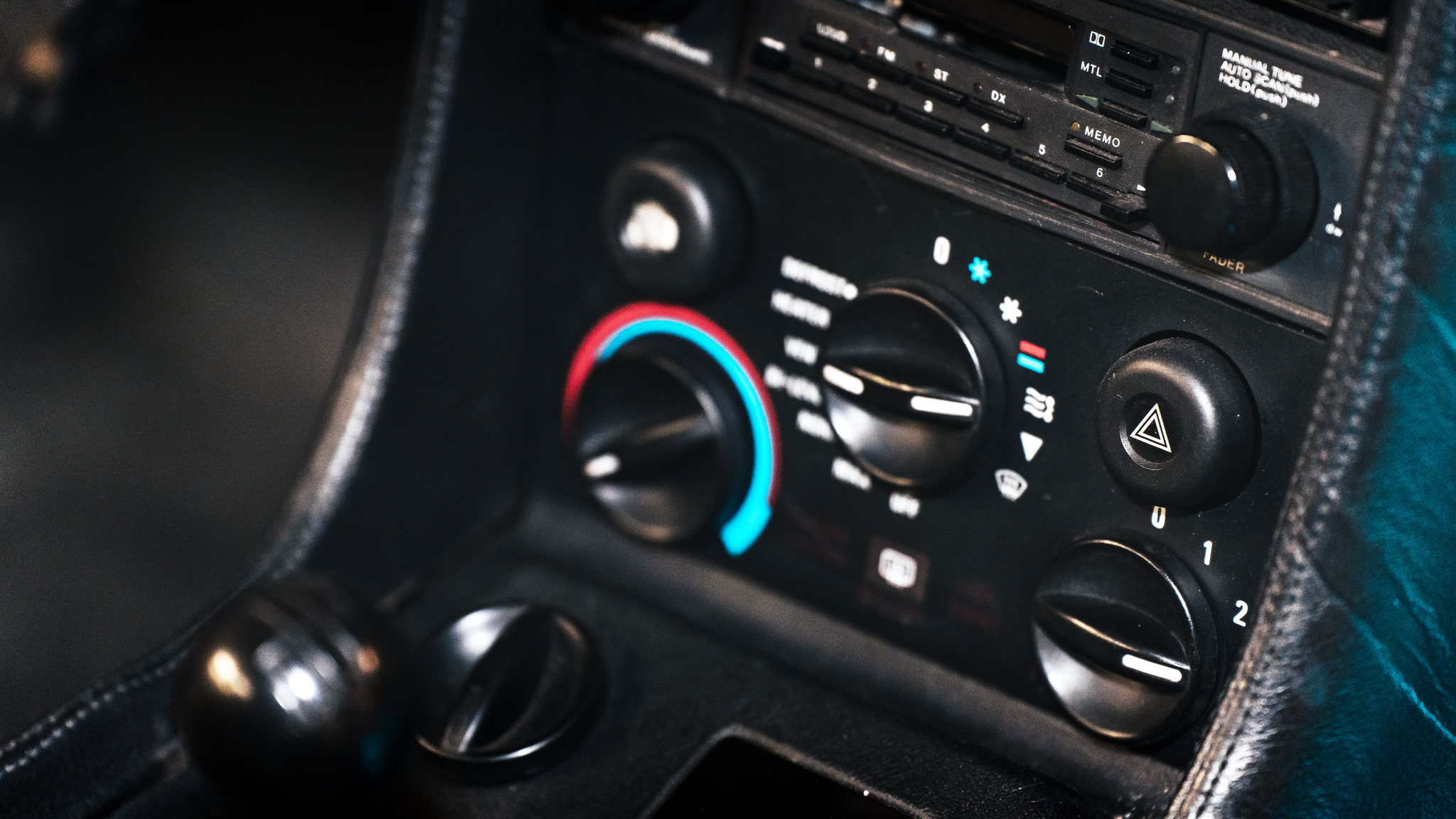 Interiörbild 1981 DMC DeLorean 