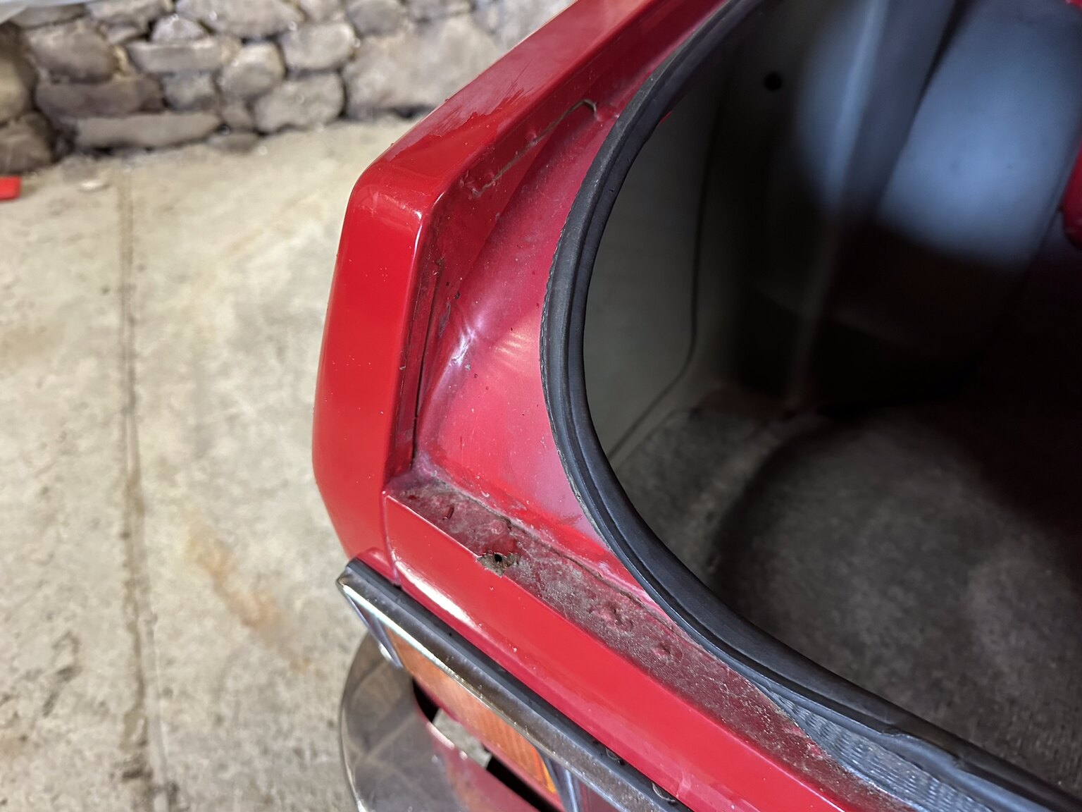 Innenraumfoto von 1977 Alfa Romeo Alfetta