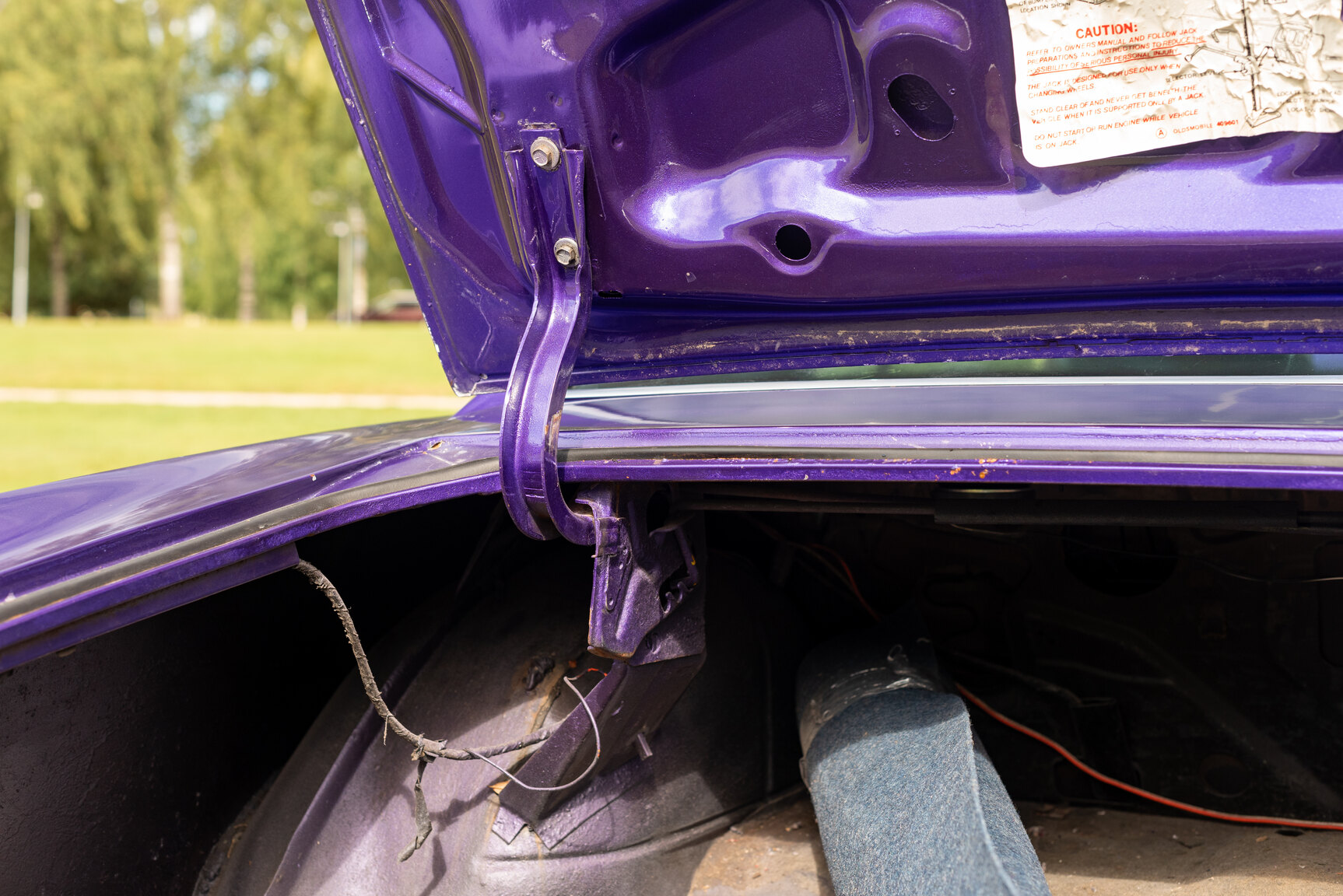 Innenraumfoto von 1970 Oldsmobile Cutlass