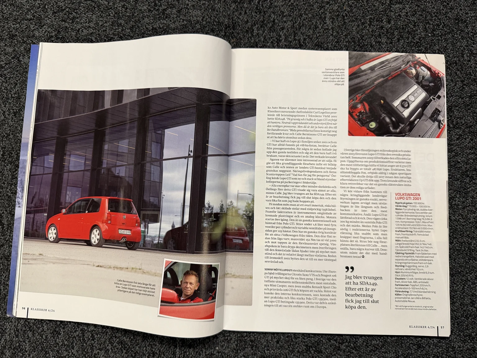 Dokumentation för 2000 VW LUPO GTI 2001 (20)