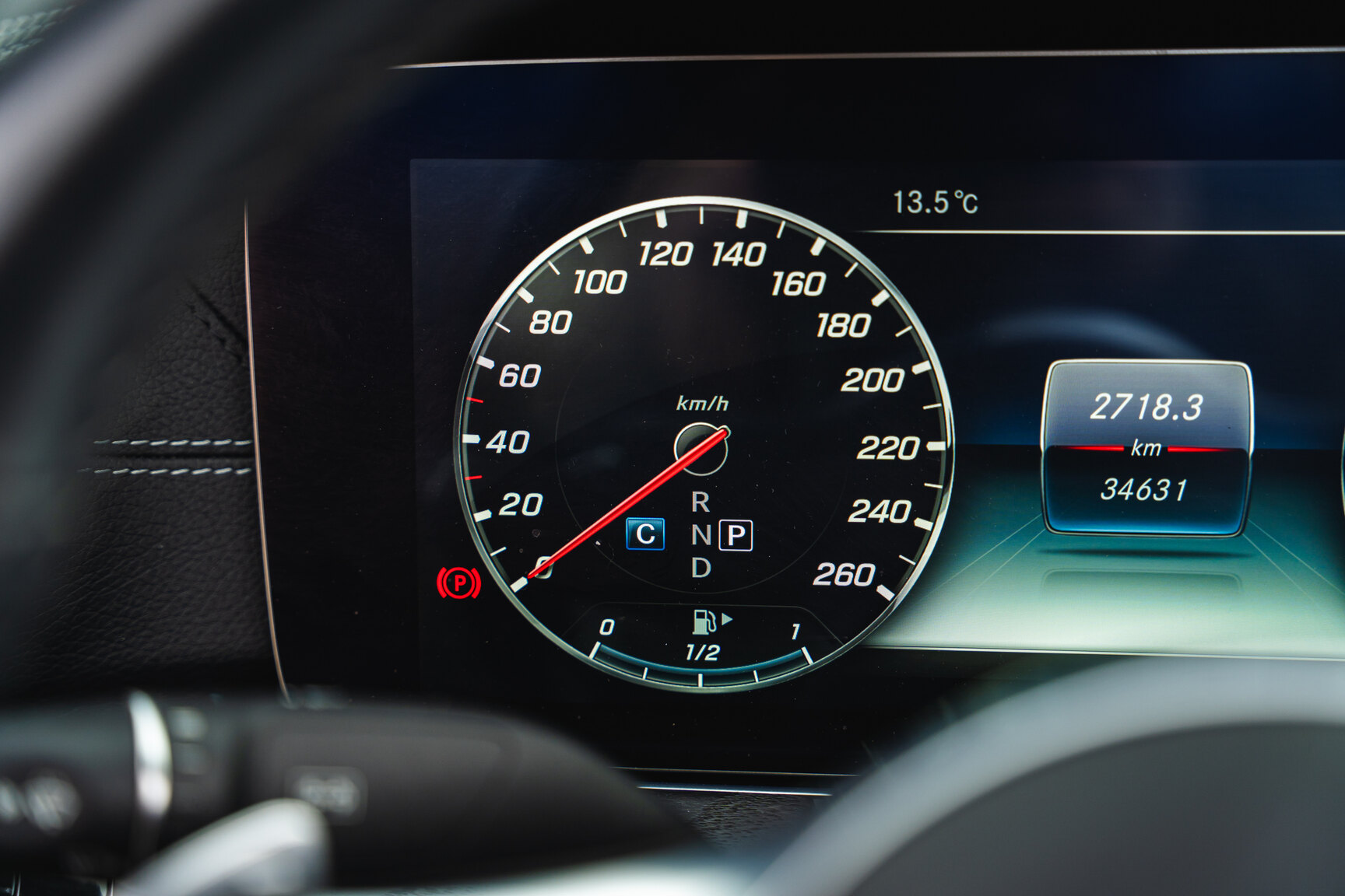 Interiörbild 2019 Mercedes-Benz E300 Cabriolet