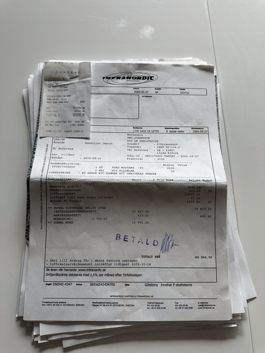 Dokumentation, 1965 Ford Mustang Cabriolet (39)