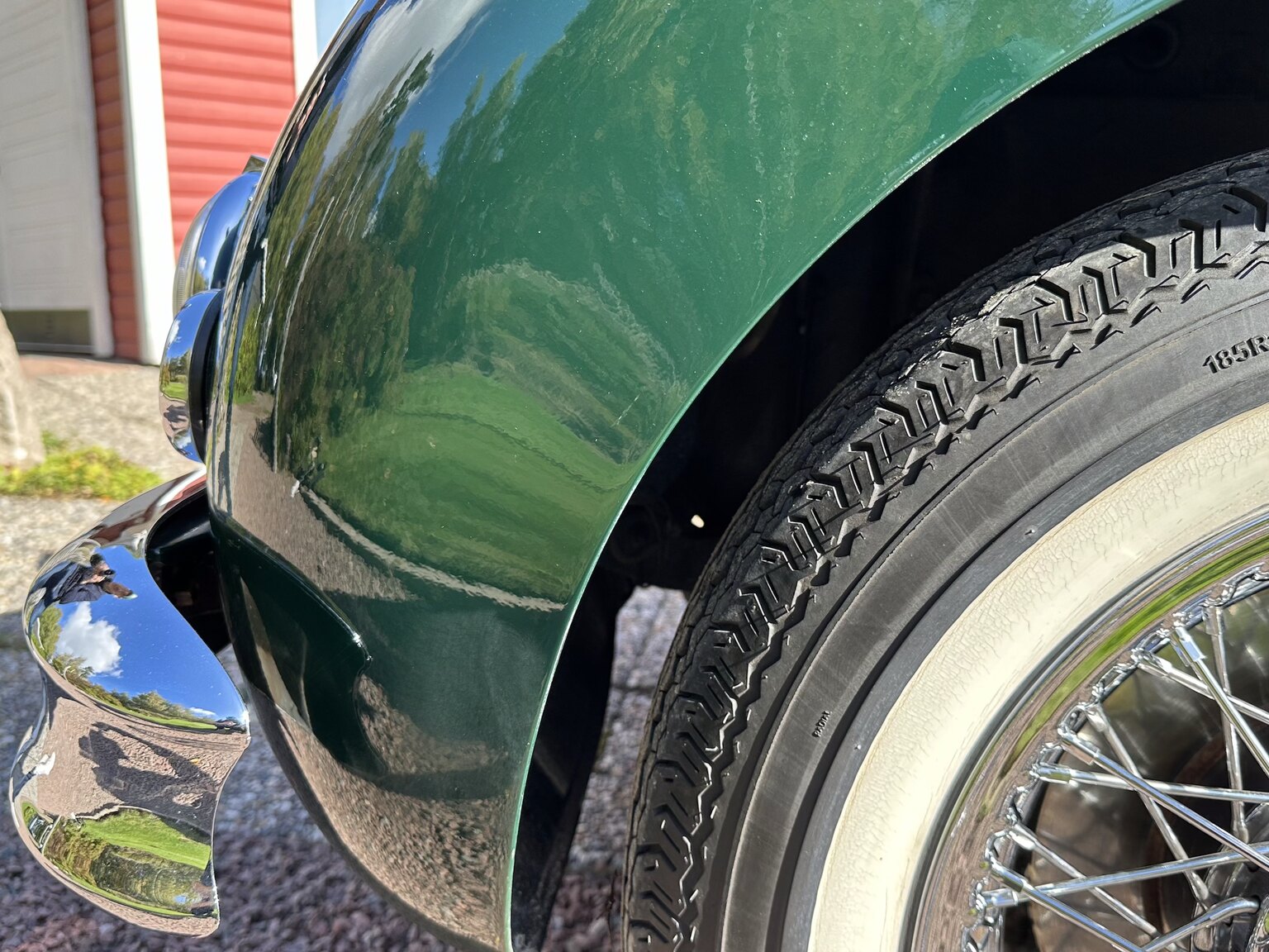 Exterior image of 1958 Jaguar XK150