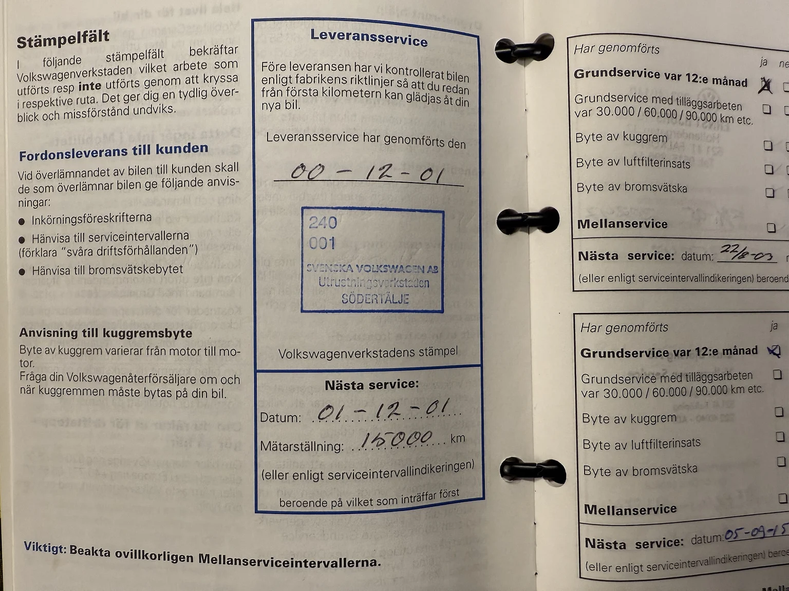 Dokumentation för 2000 VW LUPO GTI 2001 (23)