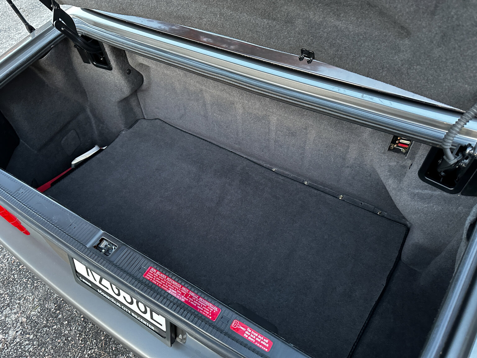 Interiörbild 1990 Mercedes-Benz SL500
