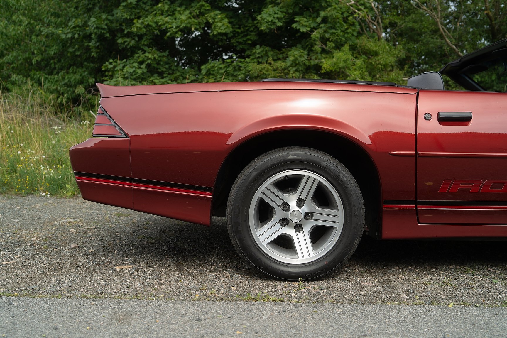 Exterior image of 1988 Chevrolet Camaro Z28 Iroc-Z Convertible