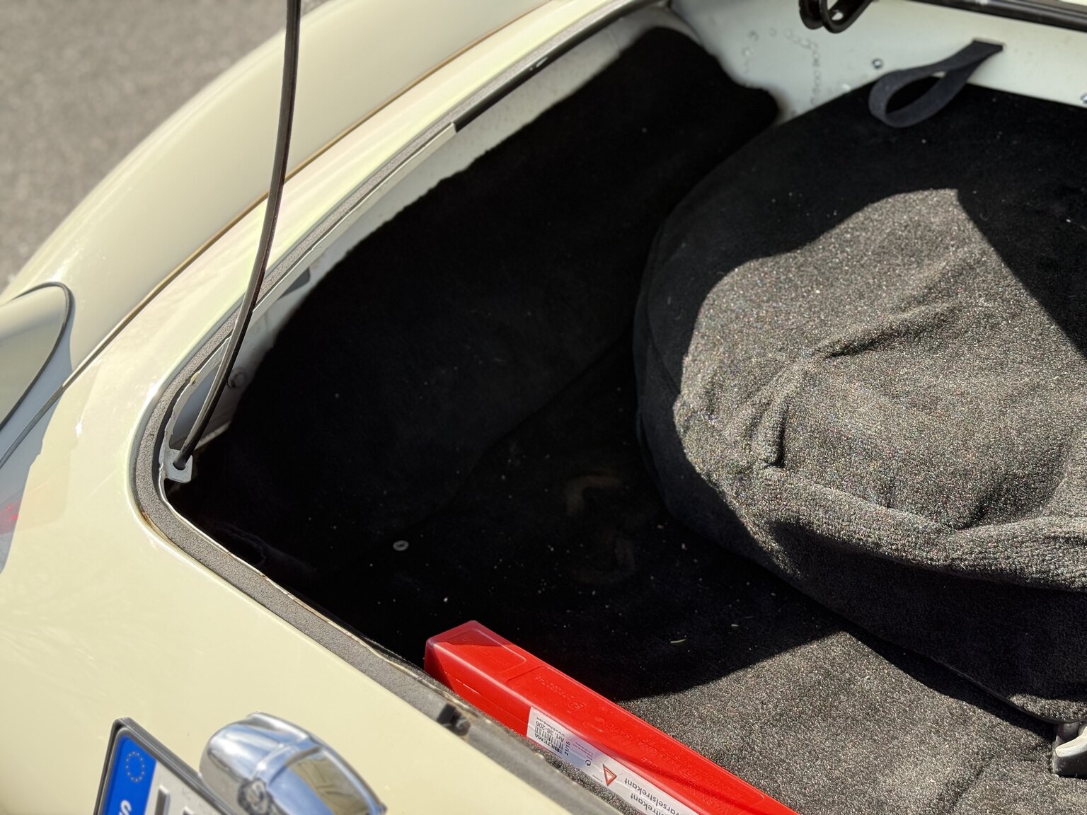 Interiörbild 1959 MG MGA 1500