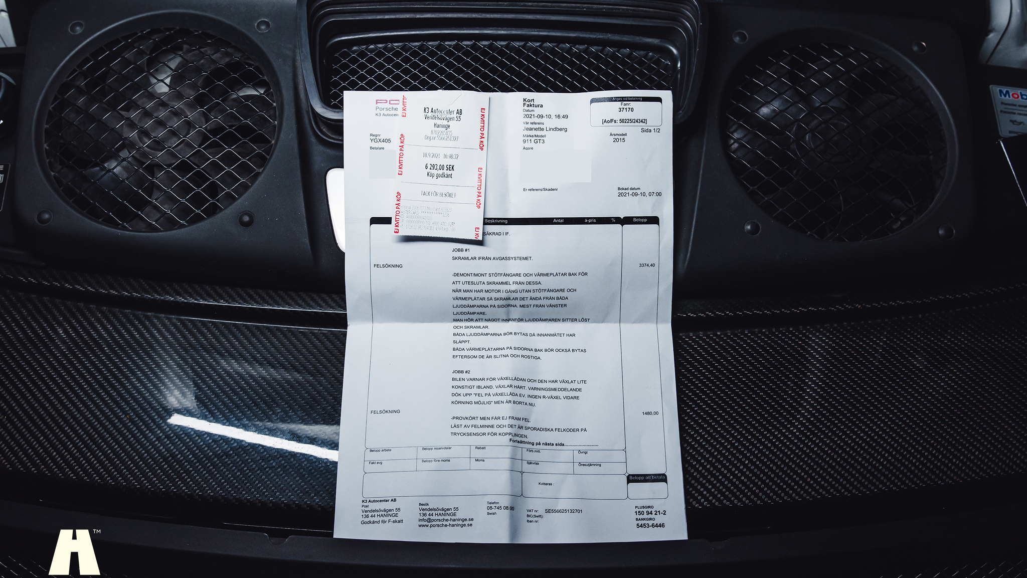 Dokumentation för 2015 Porsche 991 GT3 2015