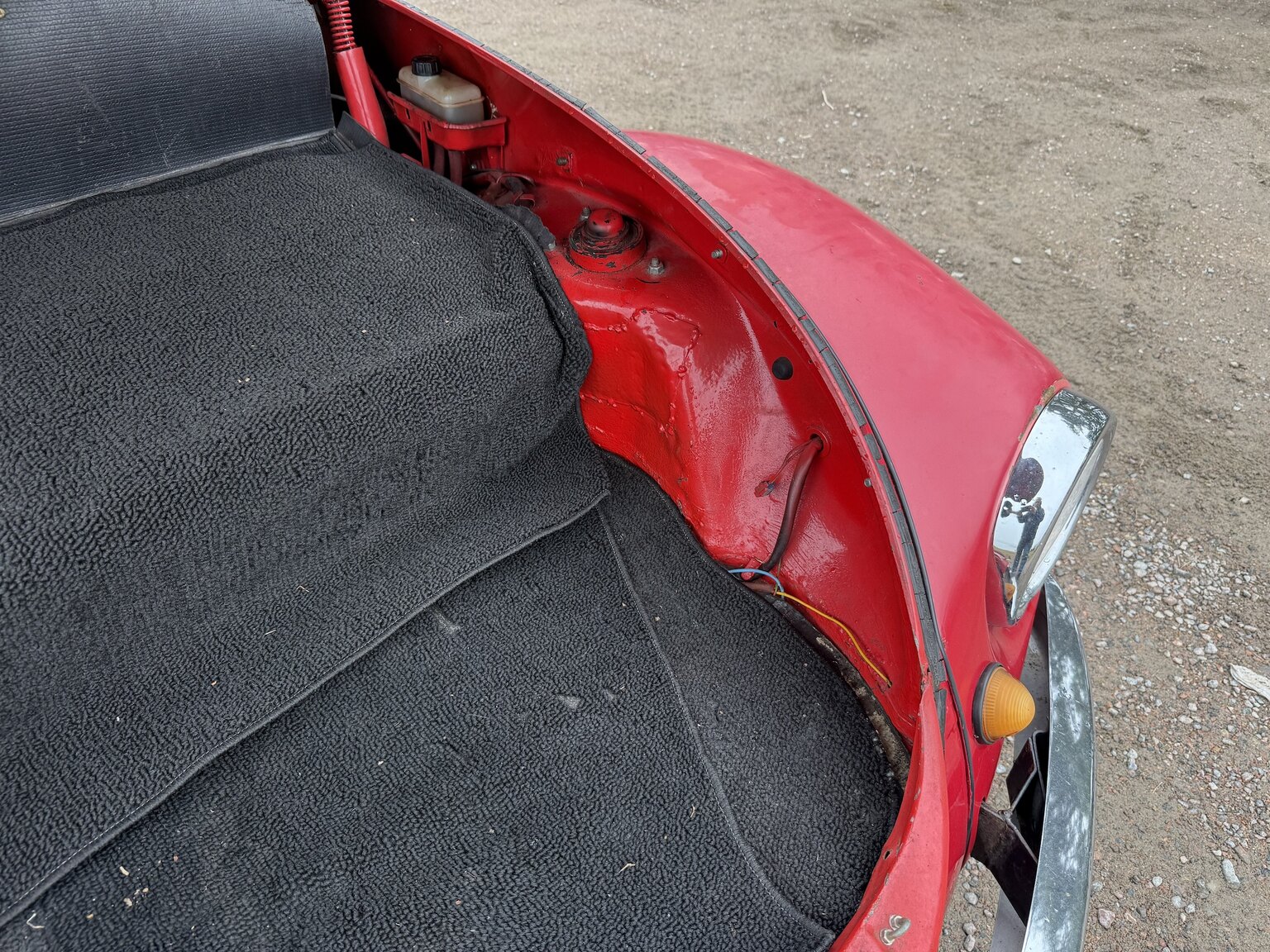 Interiörbild 1972 Volkswagen Beetle 1302 S