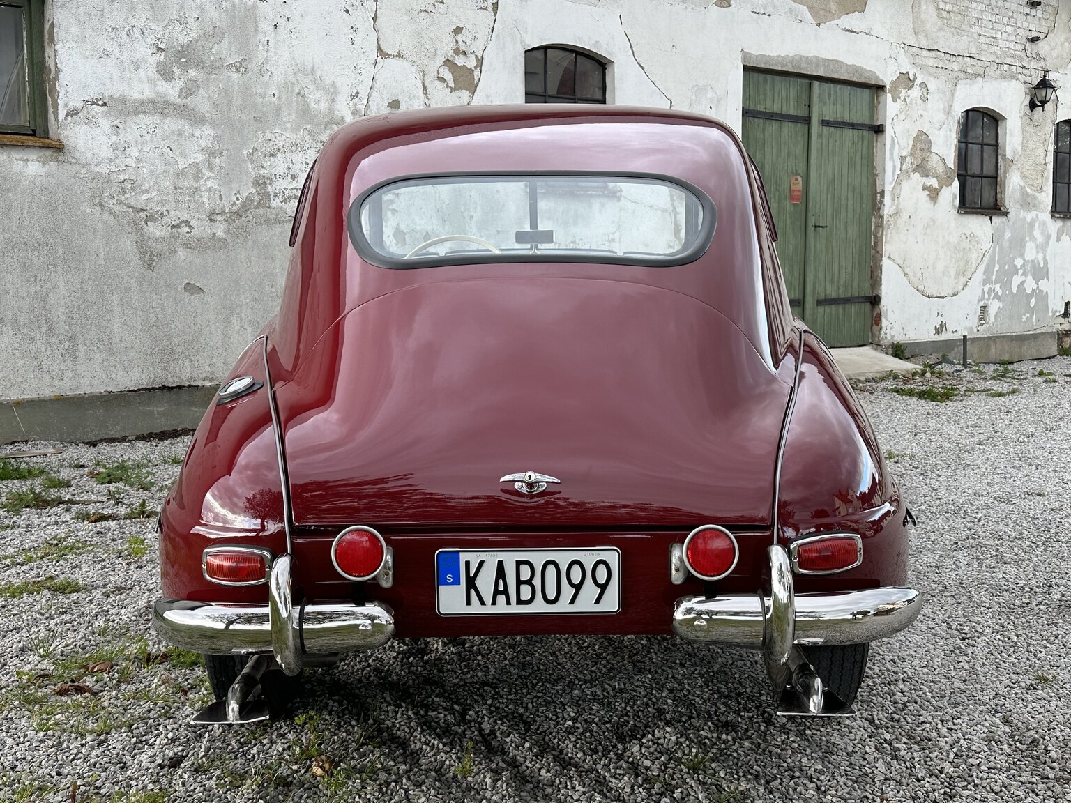 Exteriörbild på 1955 Saab 92 B De Luxe (8)