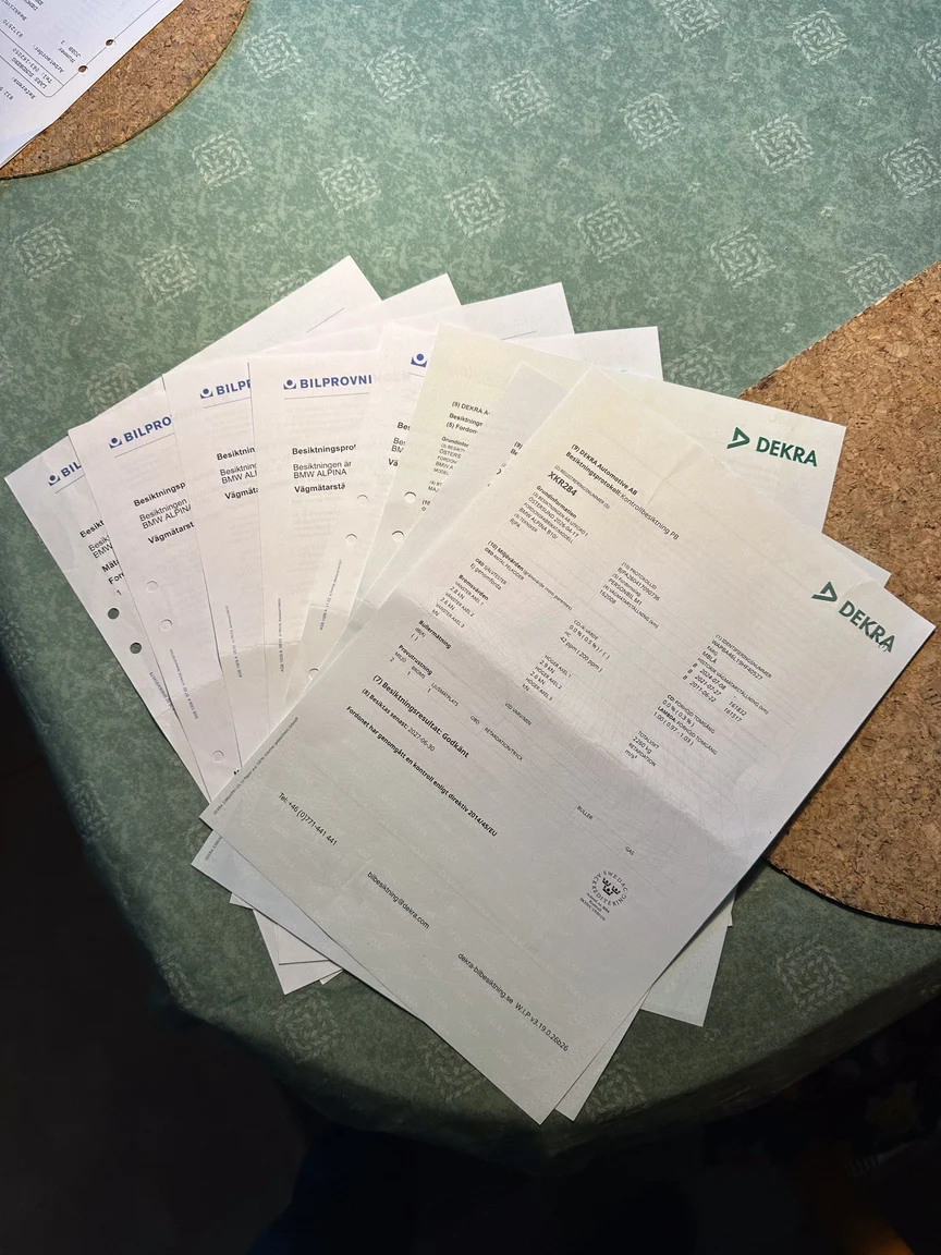 Documentation for 1999 ALPINA B10 V8 (2)