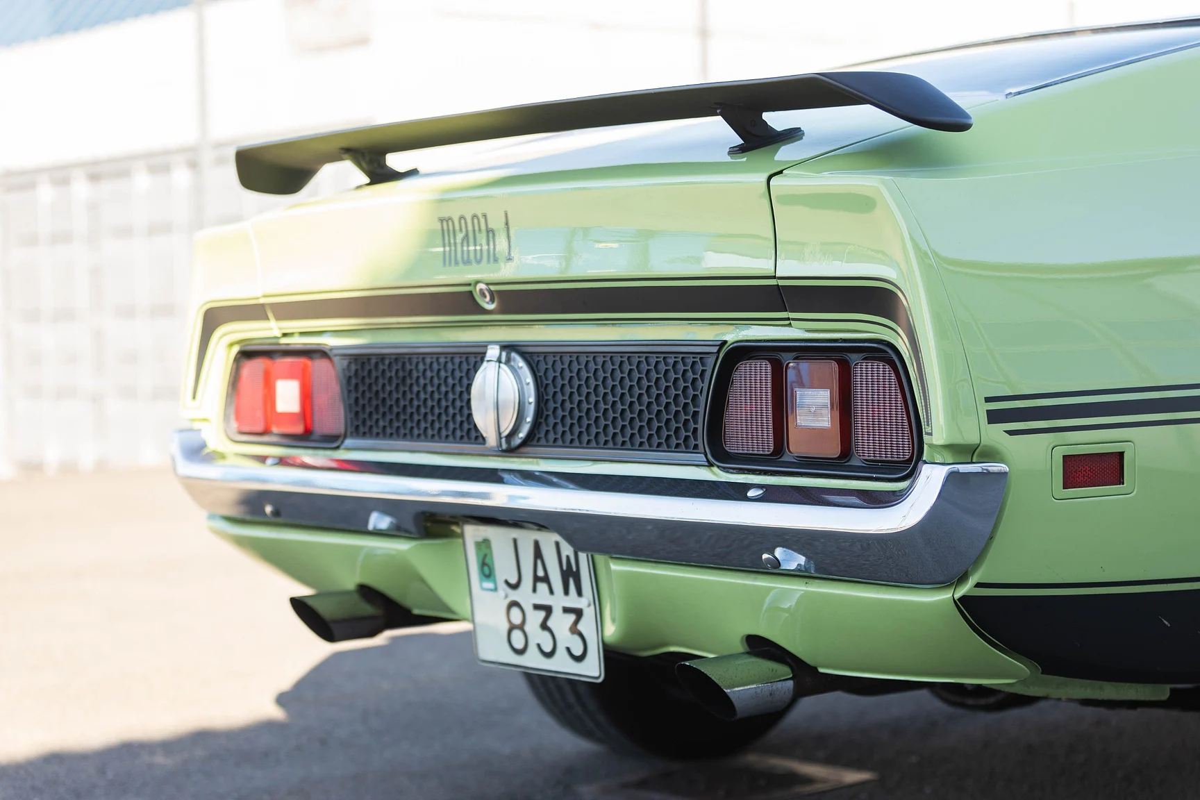 Aussenfoto 1971 Ford Mustang Mach 1 351cui (41)