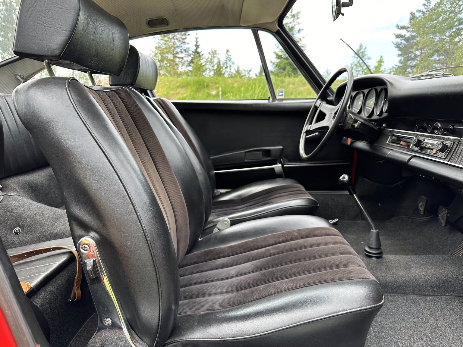 Interiörbild 1969 1969 PORSCHE COUPÉ 911 T 