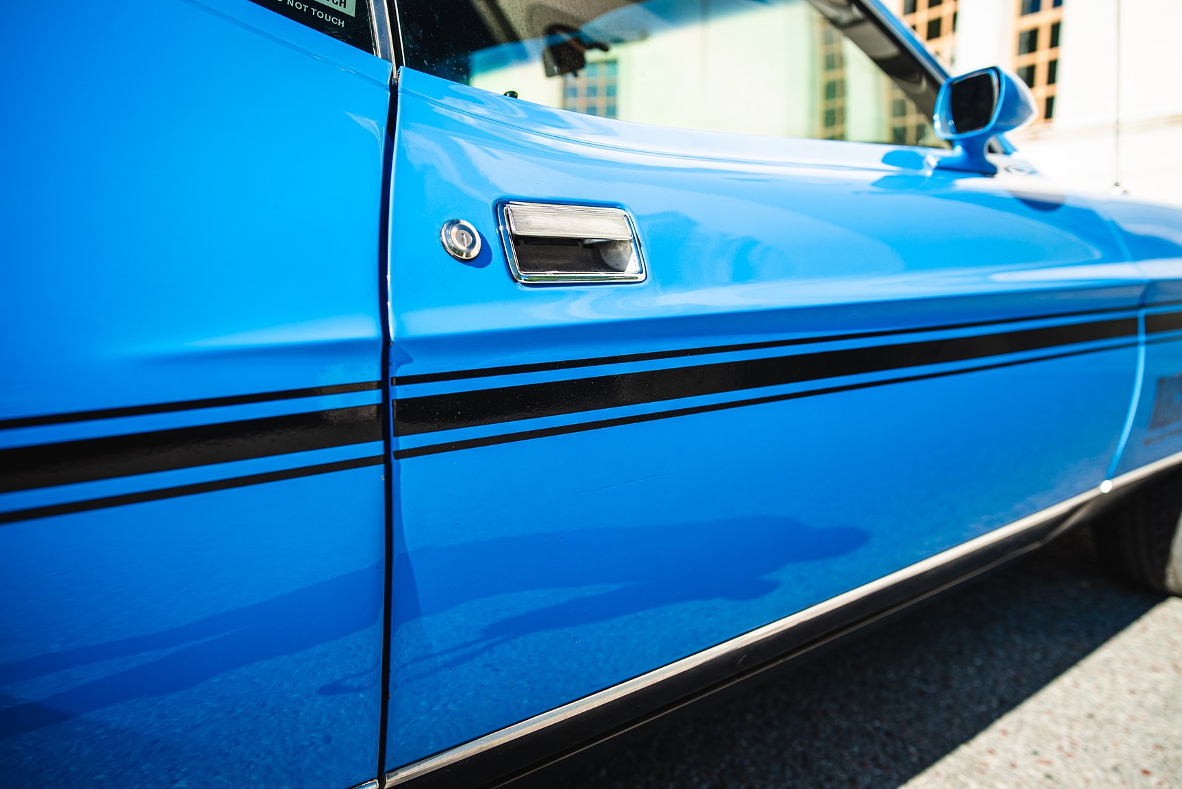 Exteriörbild på 1971 Ford Mustang Mach 1