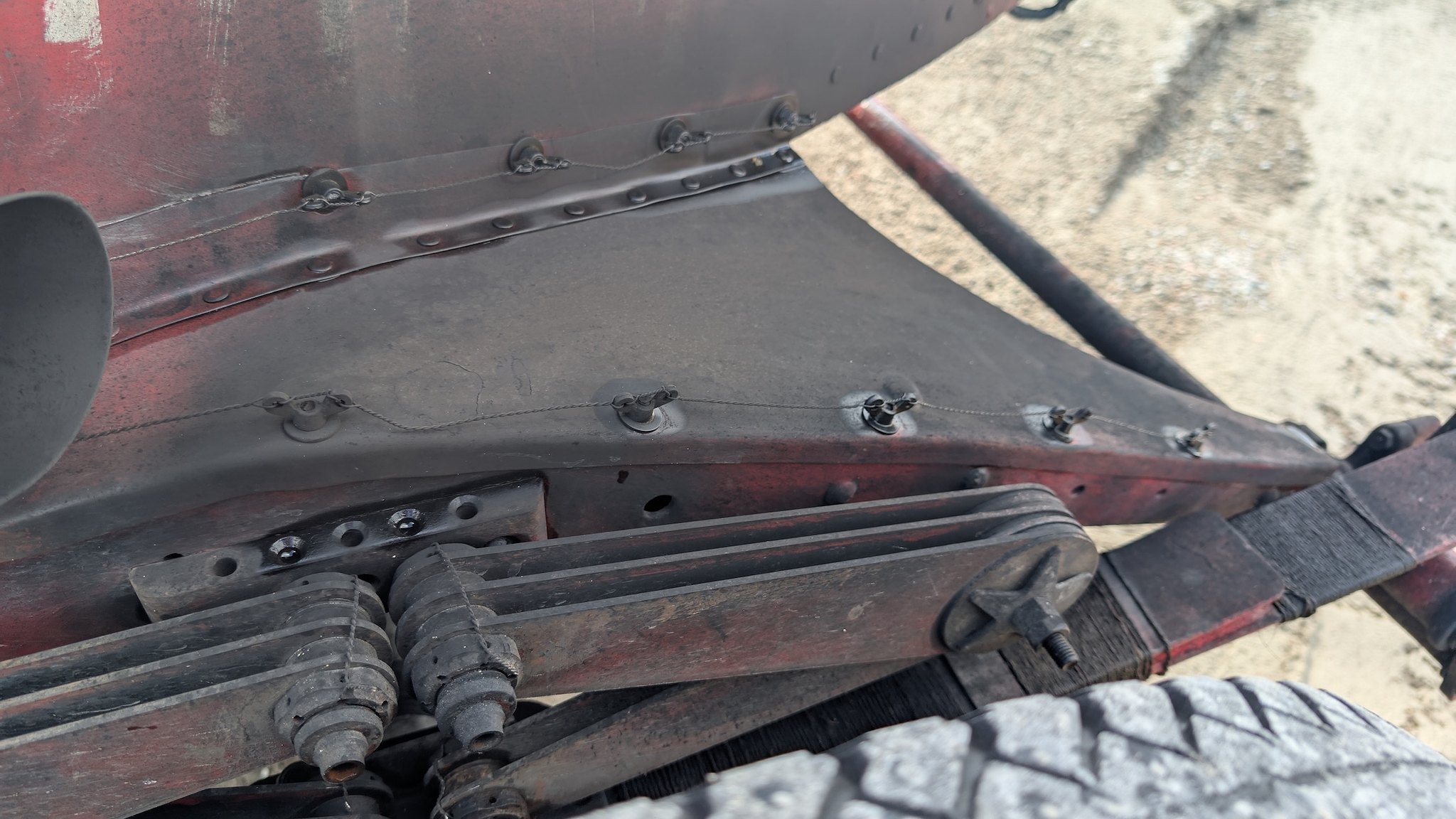 Image of 1929 FIAT 321C (521c) "Flying Fiona" mechanics