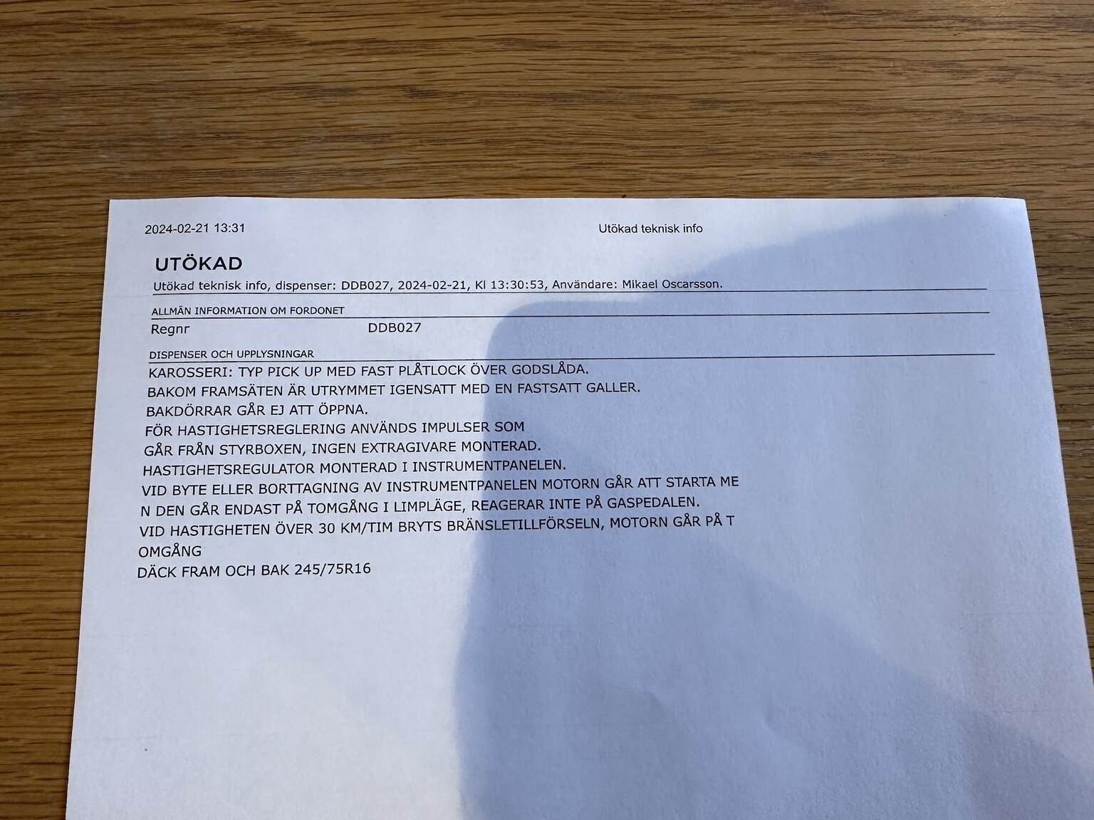 Dokumentation, 2006 Nissan Navara A-traktor (3)