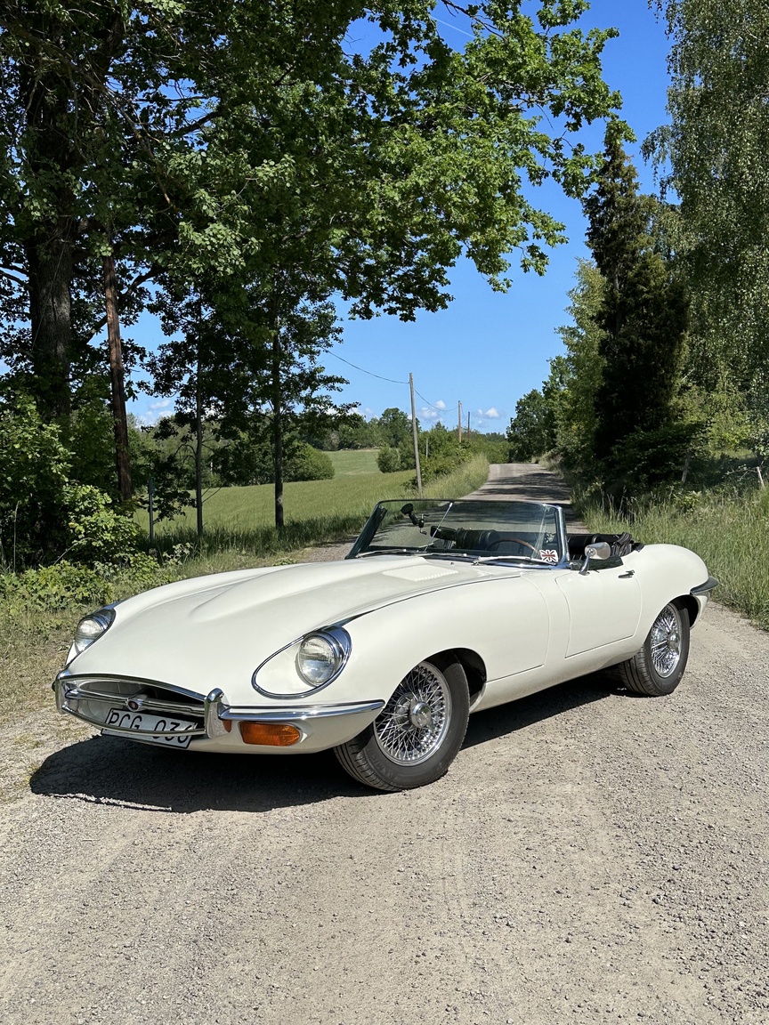 Exteriörbild på 1969 Jaguar E-Type