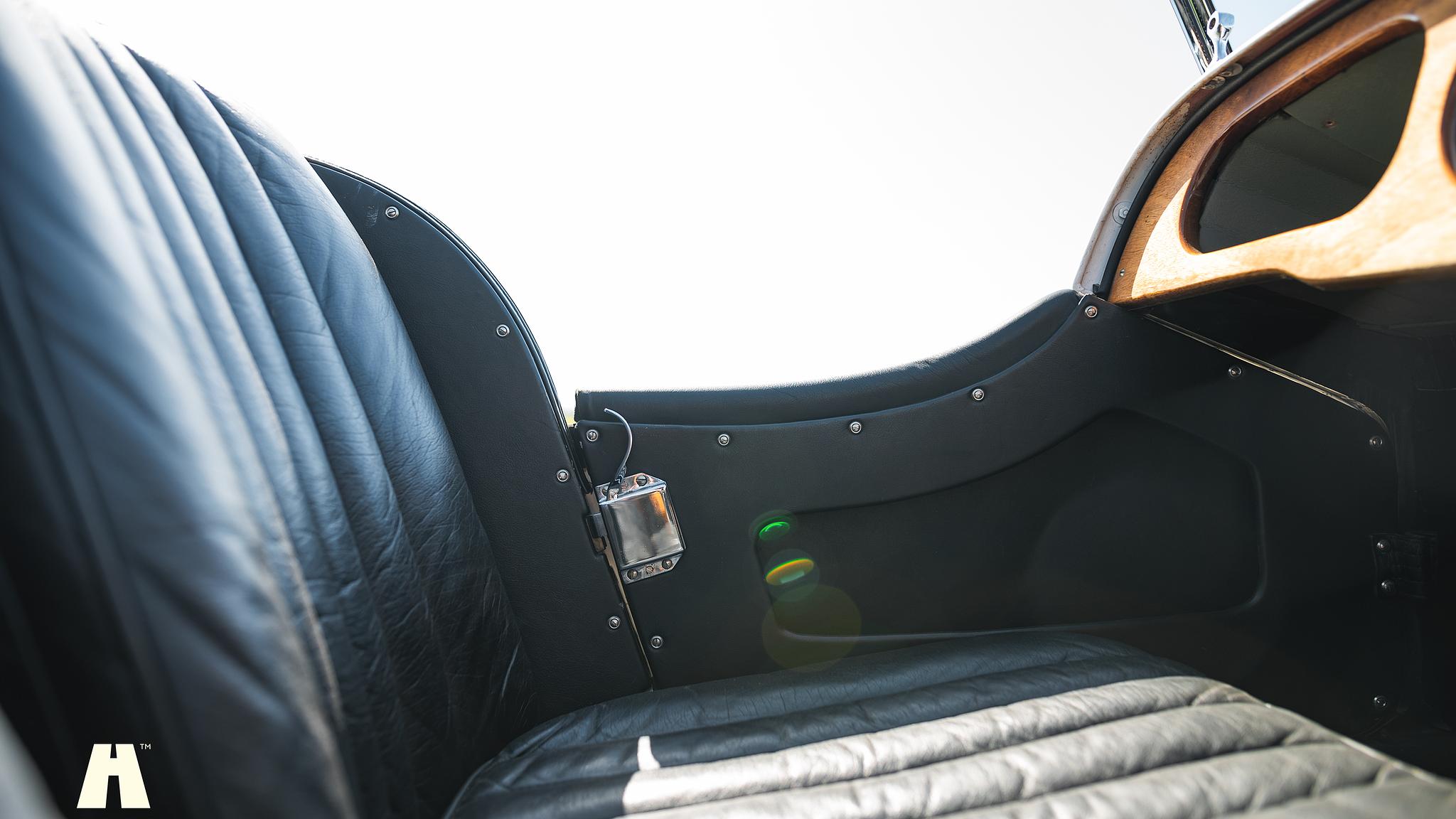 Interiörbild 1954 Morgan Plus 4 