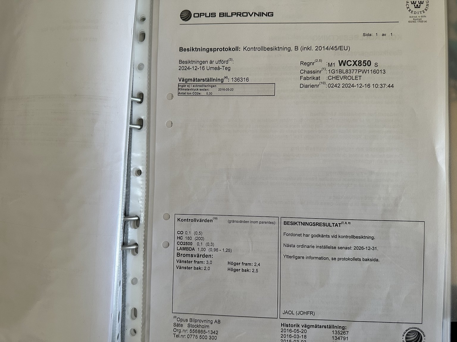 Documentation for 1993 Chevrolet Caprice Classic Wagon 5.7 V8 