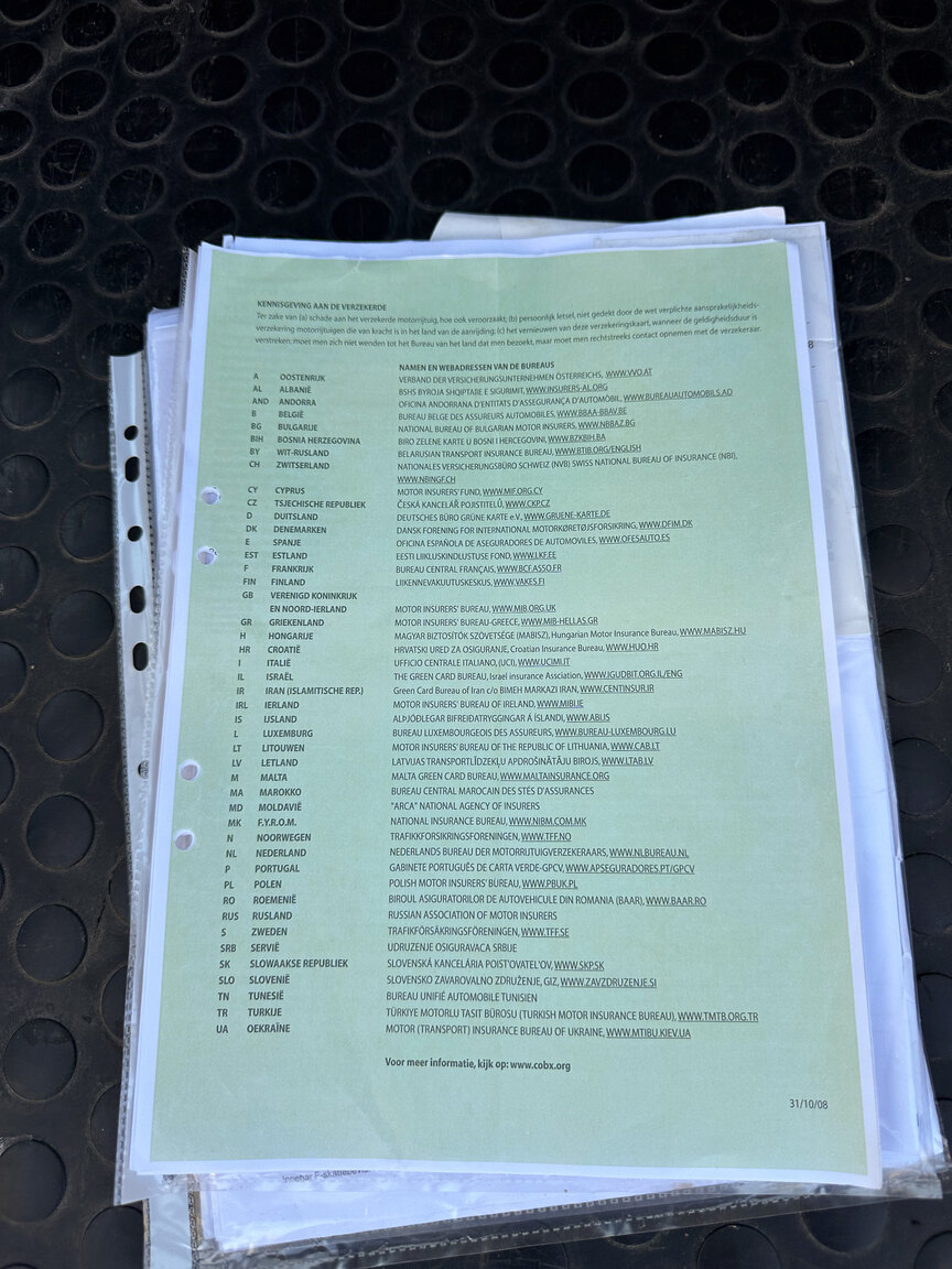 Dokumentation för 1994 BMW 520i E34