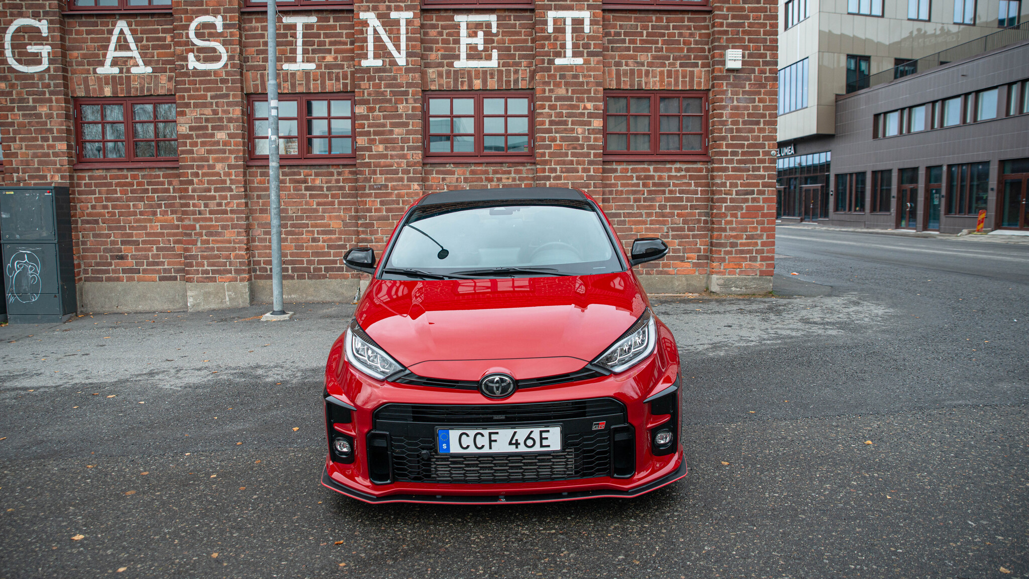 Exteriörbild på 2021 Toyota GR Yaris 