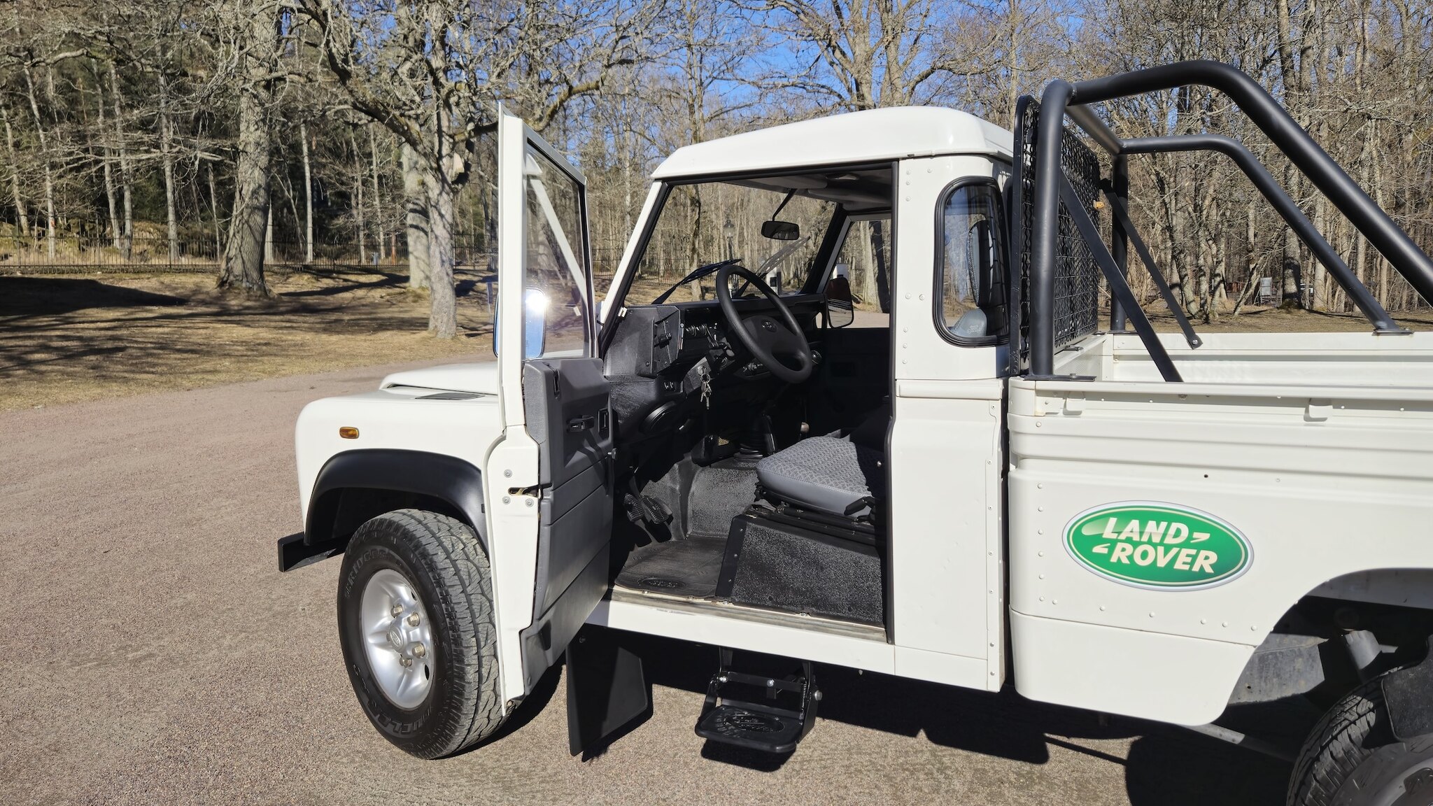 Interiörbild 1999 Land Rover Defender Single Cab Pickup