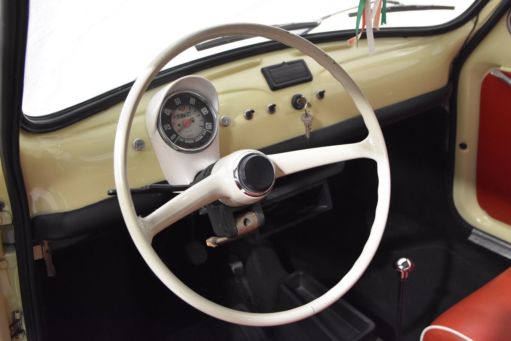 Interiörbild 1968 Fiat 500