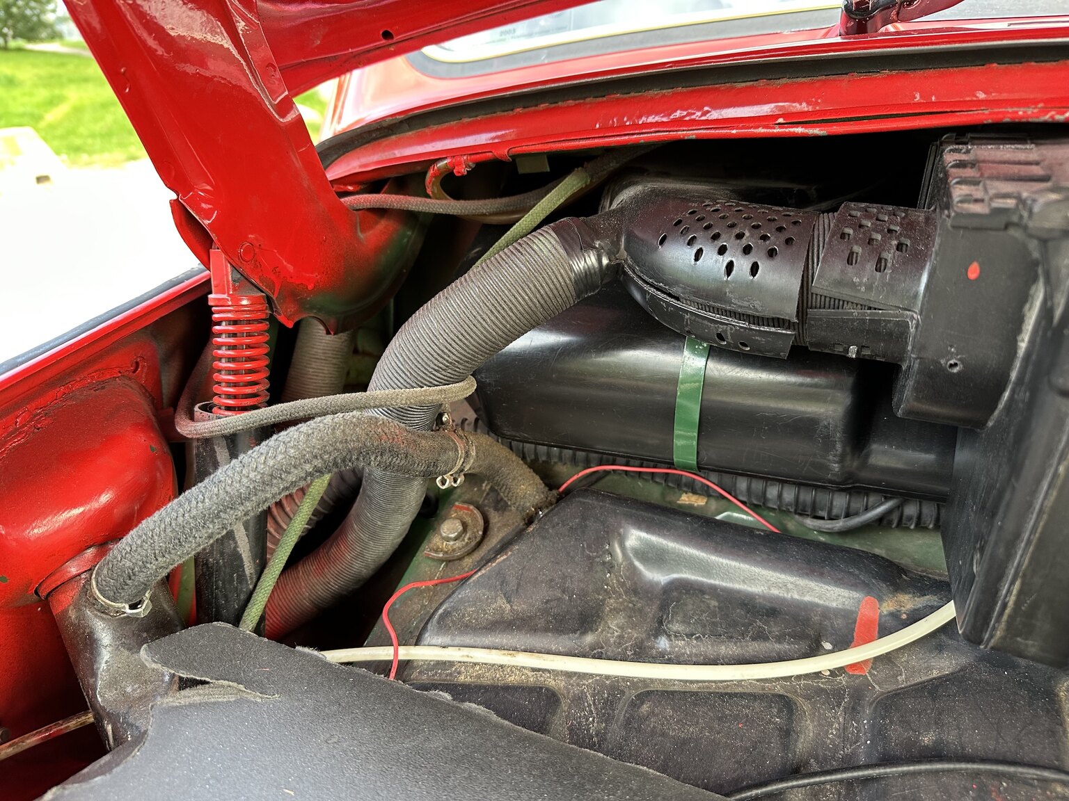 Interiörbild 1971 Volkswagen beetle 1302 cabriolet