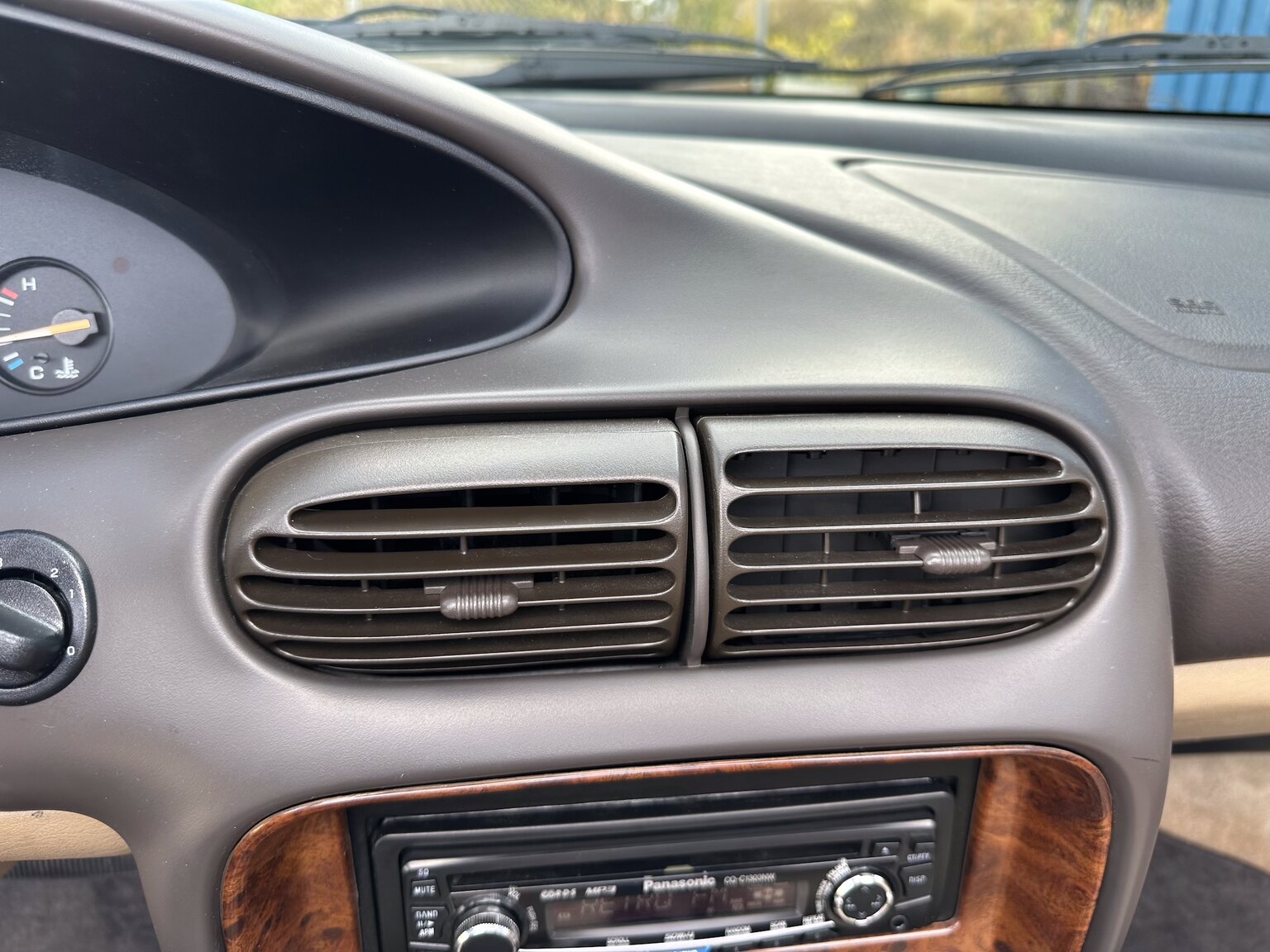Interiörbild 1996 Chrysler Stratus Cabriolet