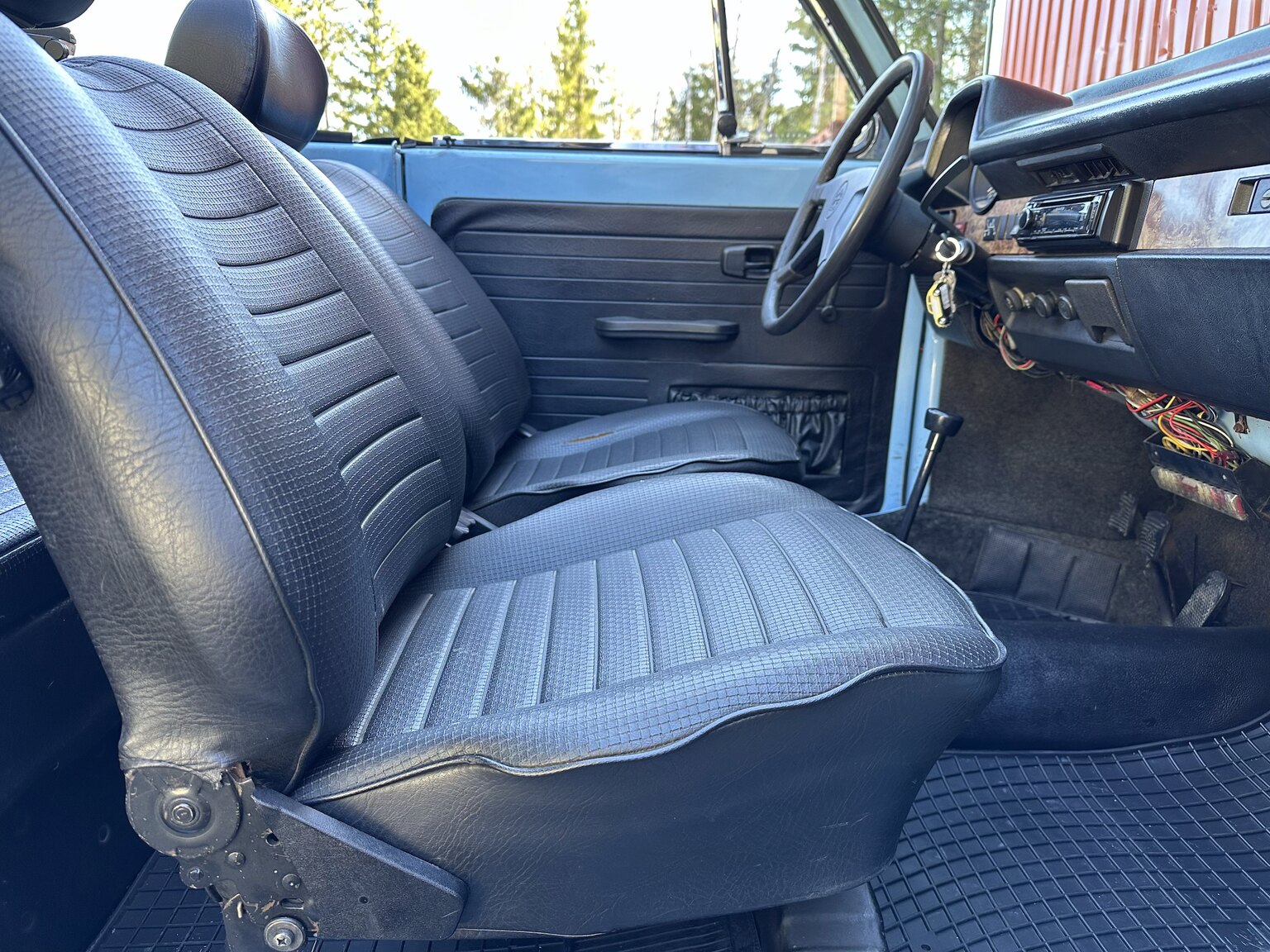 Interiörbild 1979 Volkswagen Beetle 1303 Käfer