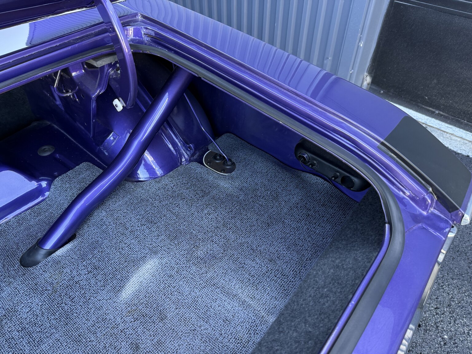Interiörbild 1970 Dodge Challenger T/A 440 cui