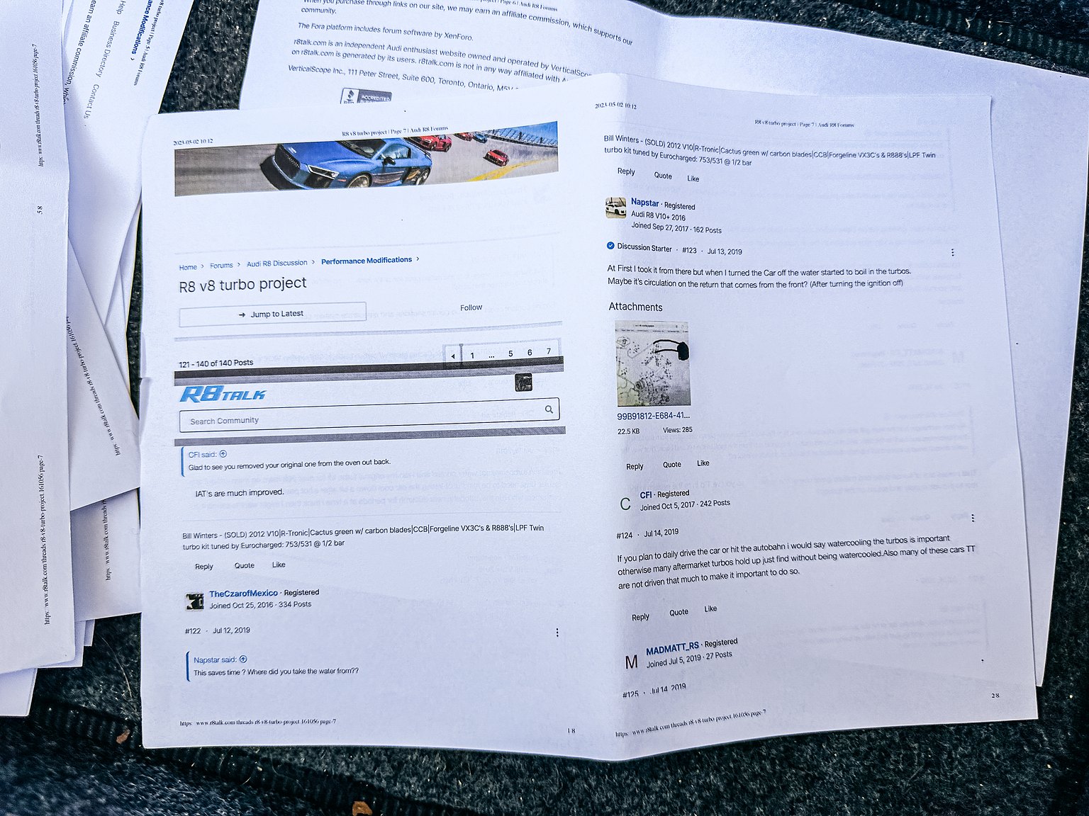 Documentation for 2008 Audi R8 4.2 V8 Turbo Manuell