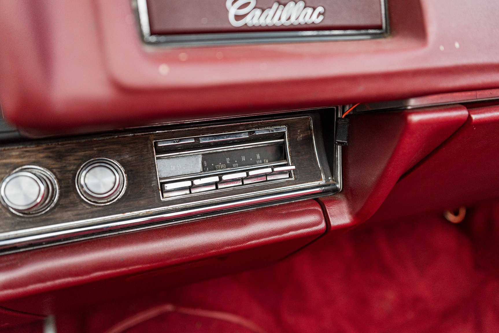 Innenraumfoto von 1968 Cadillac DeVille Convertible