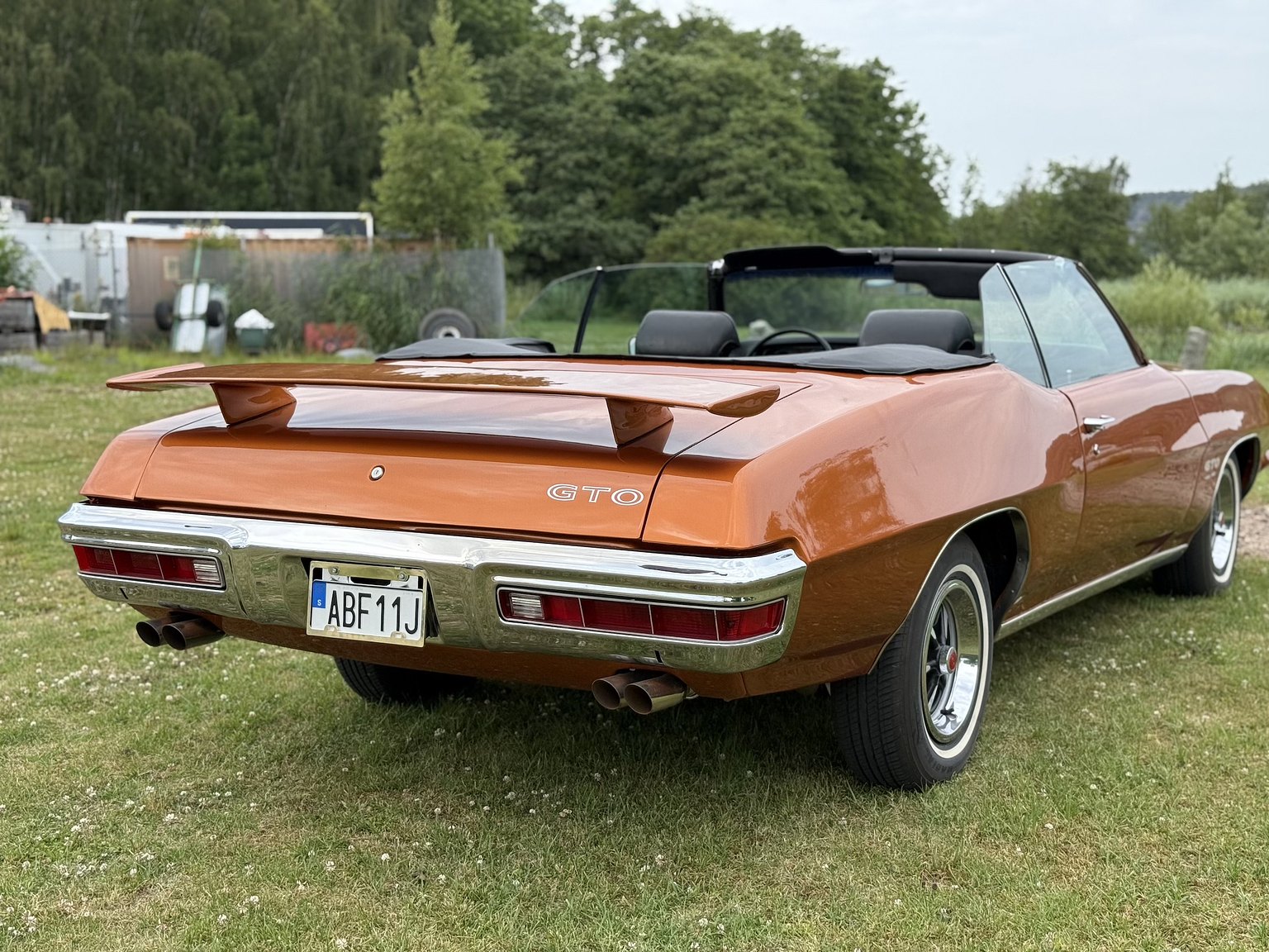 Exterior image of 1971 Pontiac GTO 455 HO Convertible 