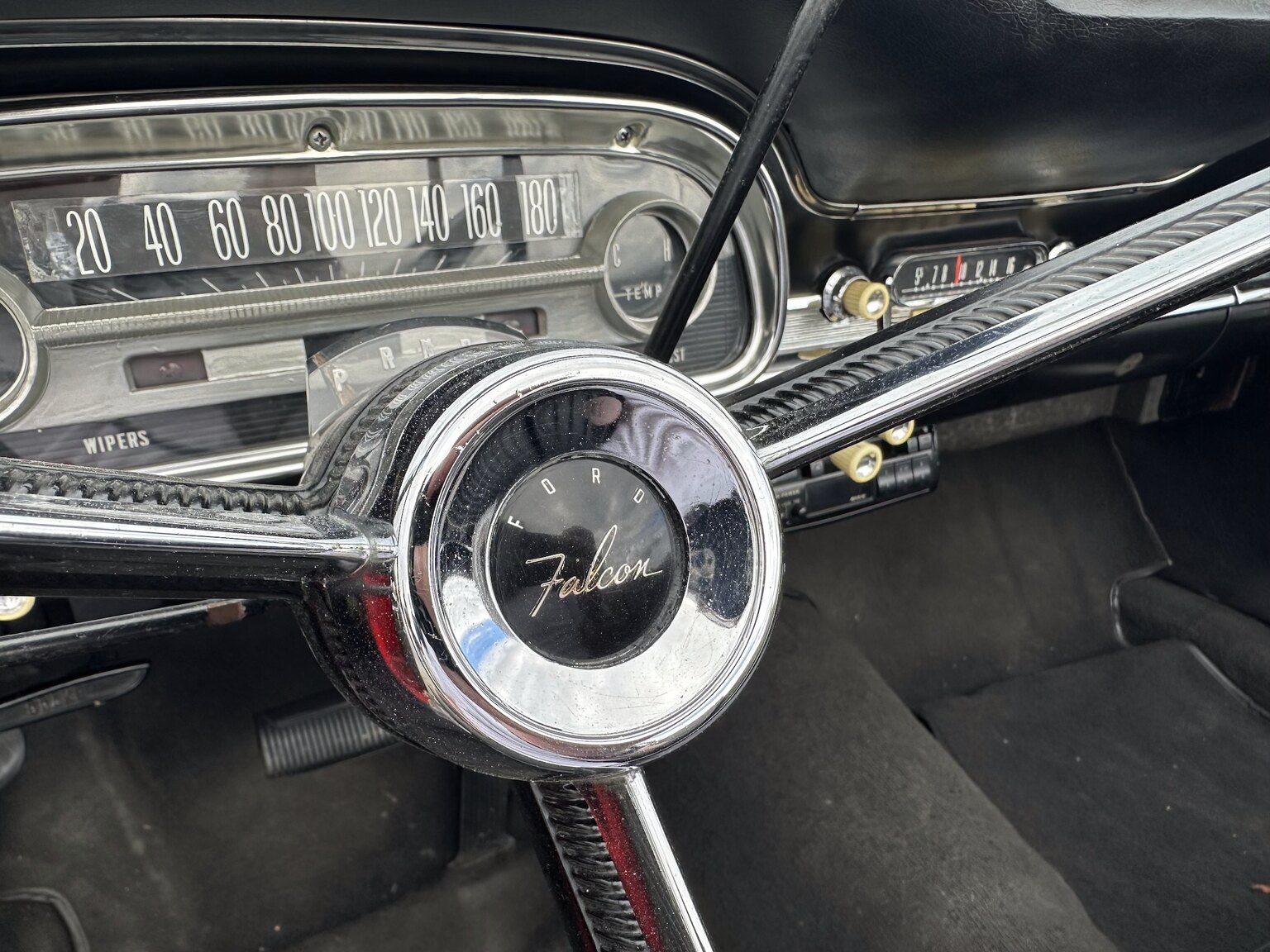 Interiörbild 1963 Ford Falcon Futura Convertible