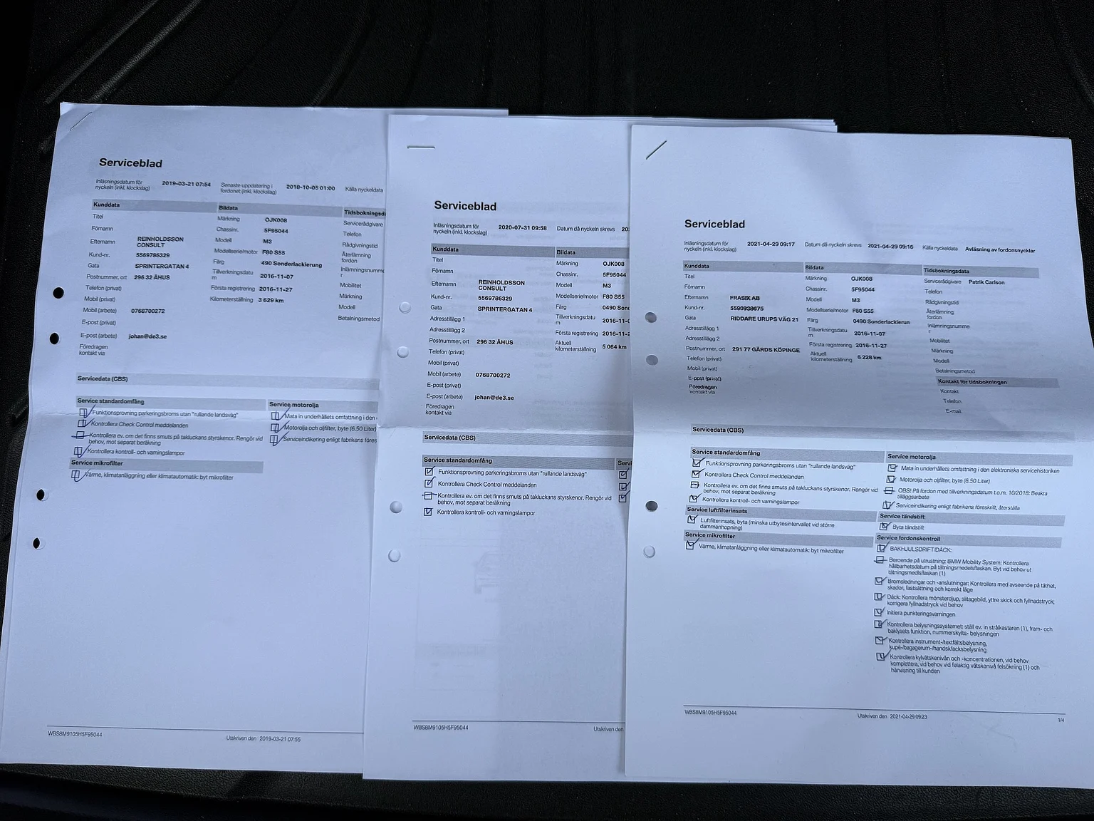 Dokumentation för 2017 BMW M3 Competition 30 Jahre (3)