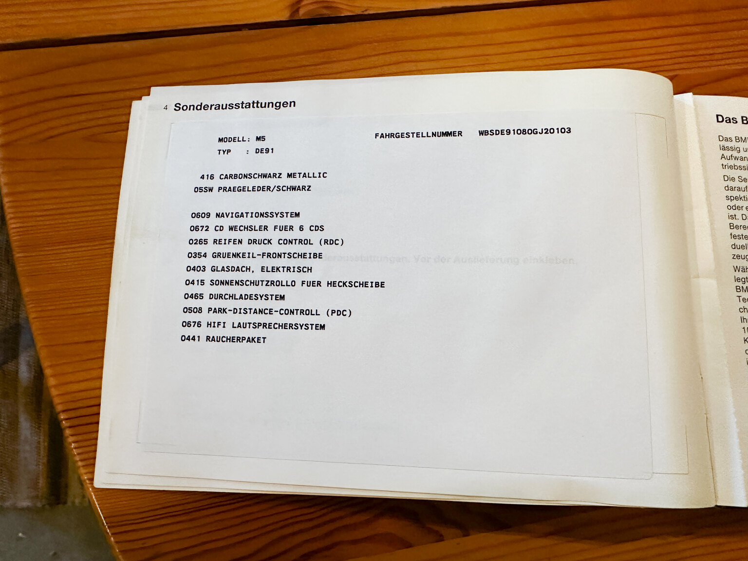 Dokumentation för 2000 BMW M5 E39 (4)