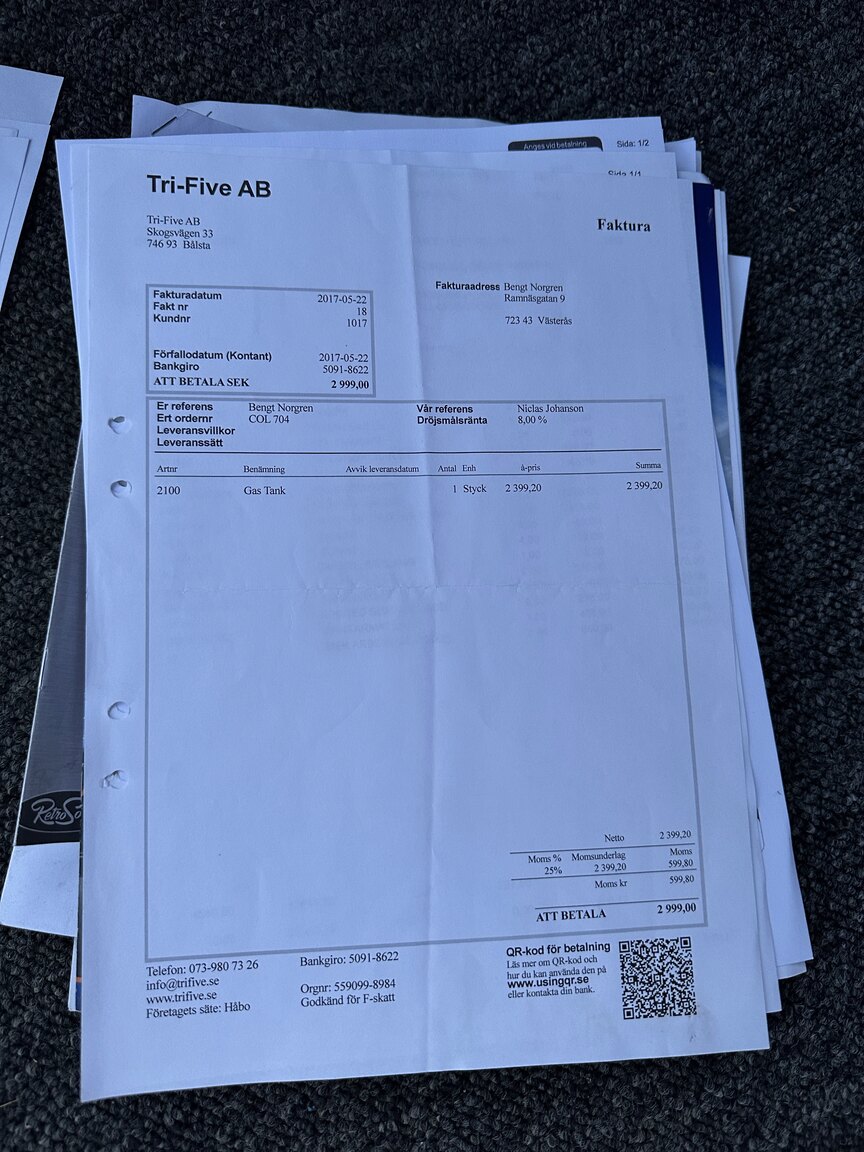 Dokumentation för 1957 Chevrolet Bel Air Sport Coupé (9)