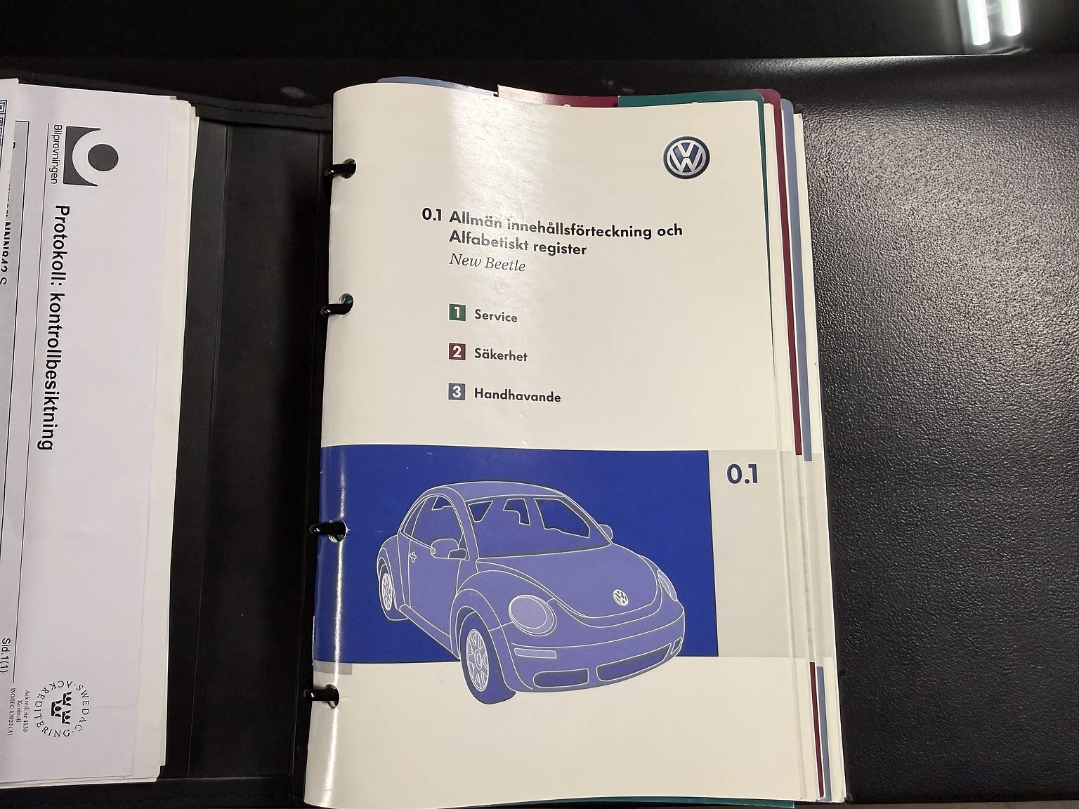 Dokumentation för 2007 VW Beetle 1600 Cabriolet  (2)