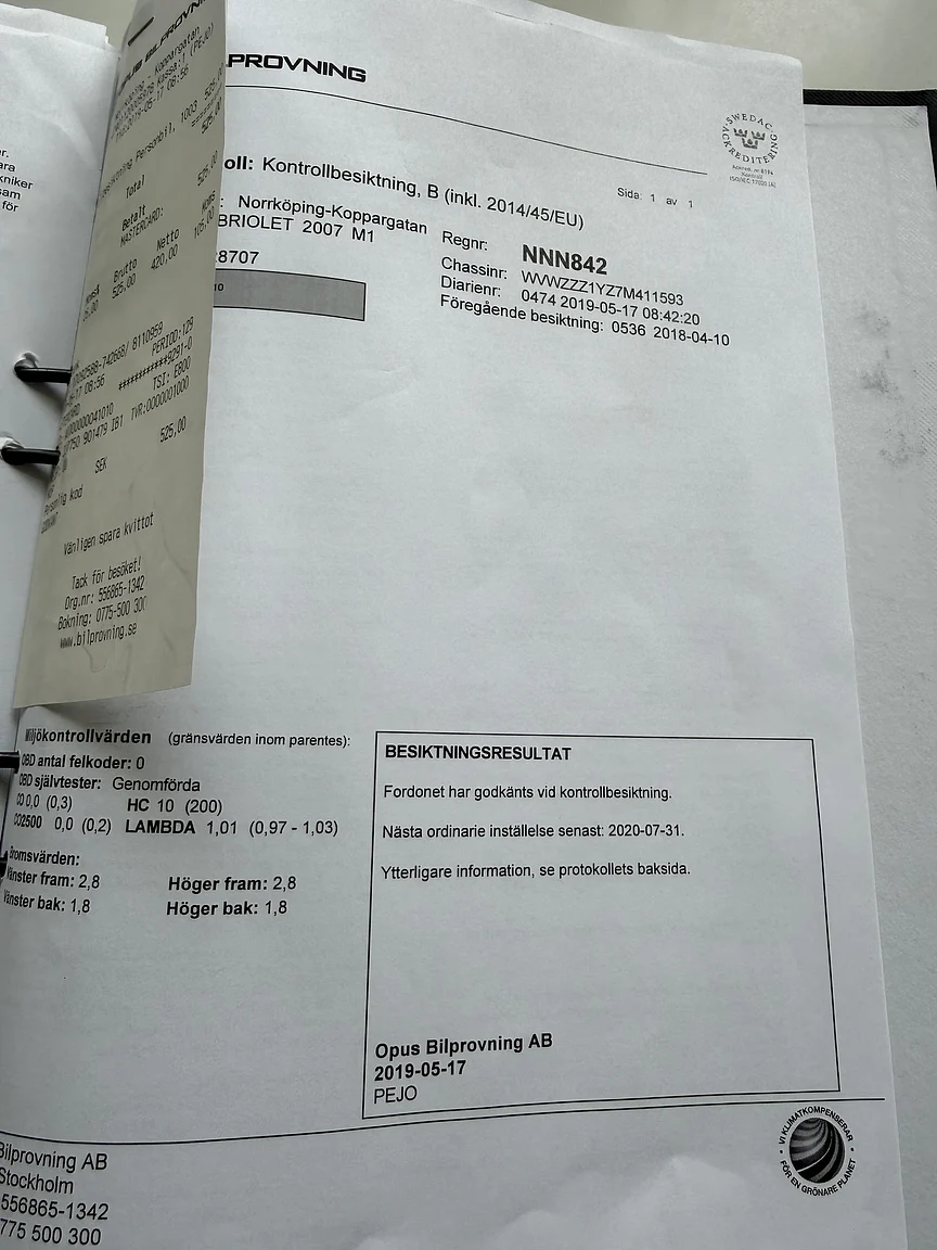 Dokumentation, 2007 VW Beetle 1600 Cabriolet  (21)