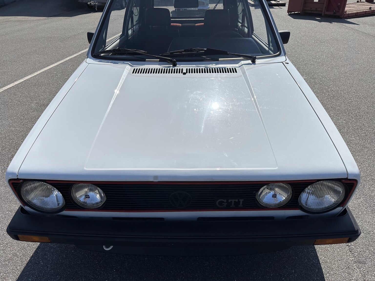 Exteriörbild på 1984 Volkswagen Golf GTI 