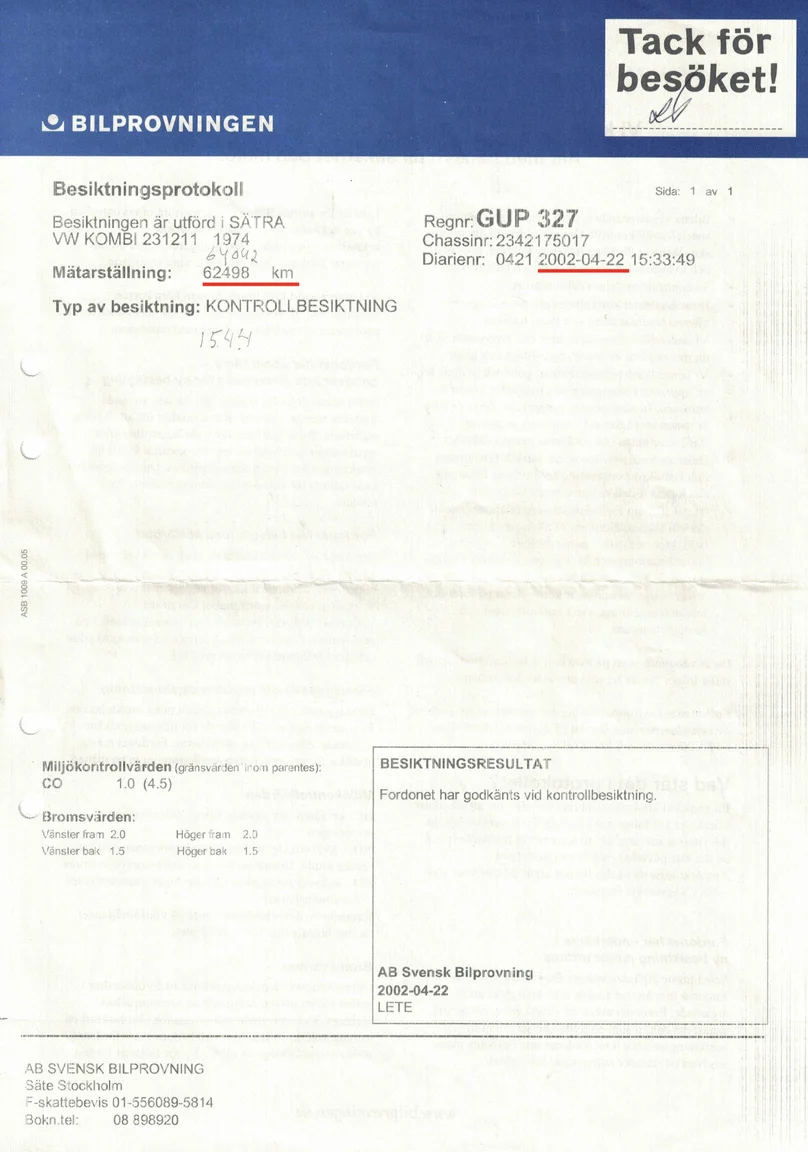 Dokumentation, 1974 Volkswagen Transporter T2 (8)